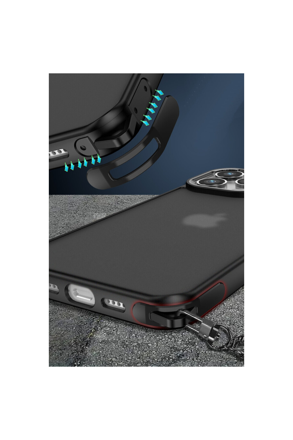 Xiaomi Redmi Note 10 İçin Uyumlu Buzlu Tasarım Sararmaz Tpu Kılıf