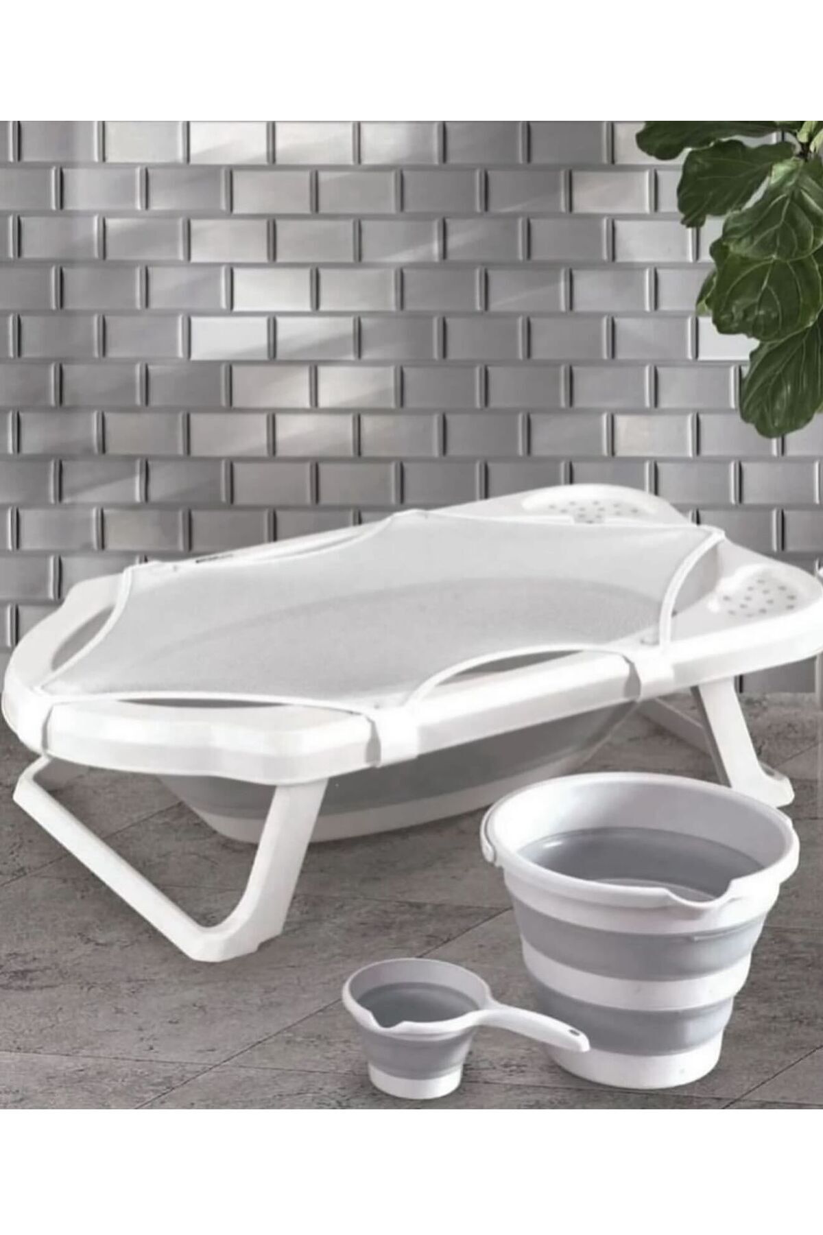 TURHANBEBE 20 Parça Bebek Çeyiz Seti Bebek Arabası Puset Beşik Ana Kucağı Bebek Bakım Çantası 7'Li Tekstil Seti fotoğrafı 7 (önizleme)