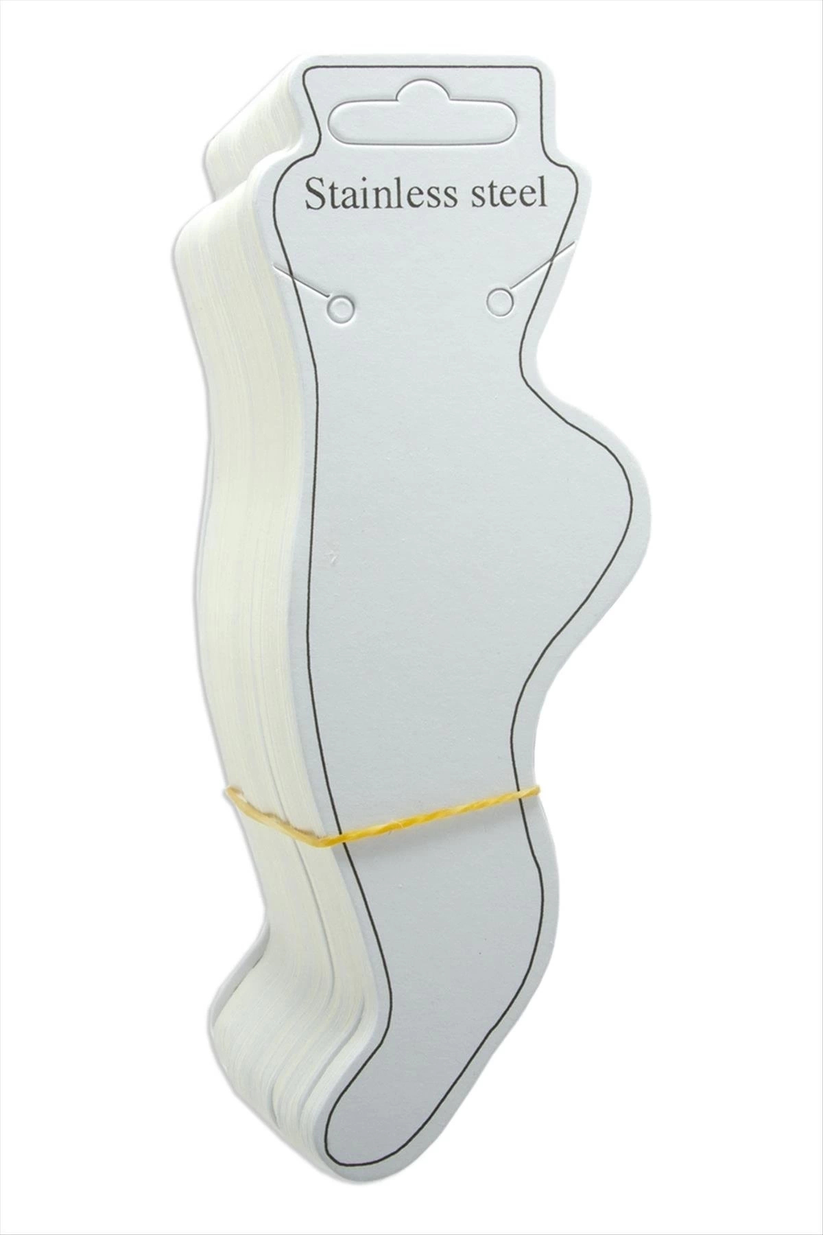 ÇOK SATAN Çelik Yazılı Kalın Halhal Kartı 100 Adet