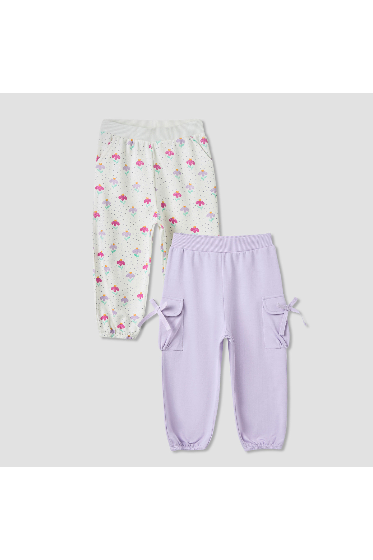 Juniors Assorted Joggers with Elasticated Waistband - Set of 2