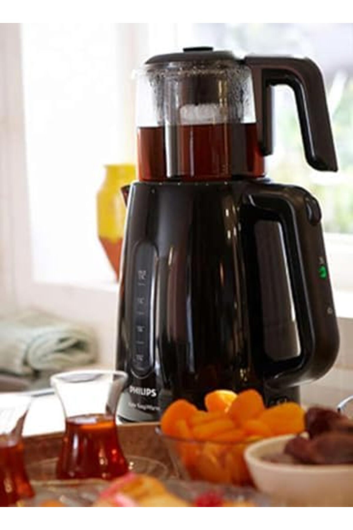 BRF NwoTeknoloji Daily Çay Makinesi - Otomatik Tutma, 1.9L Su Isıtıcısı, 0.9L Cam Demlik, Hızlı Kaynatma