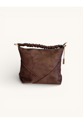MEGUYA Axis Suede Kadın Omuz Askılı El Çantası