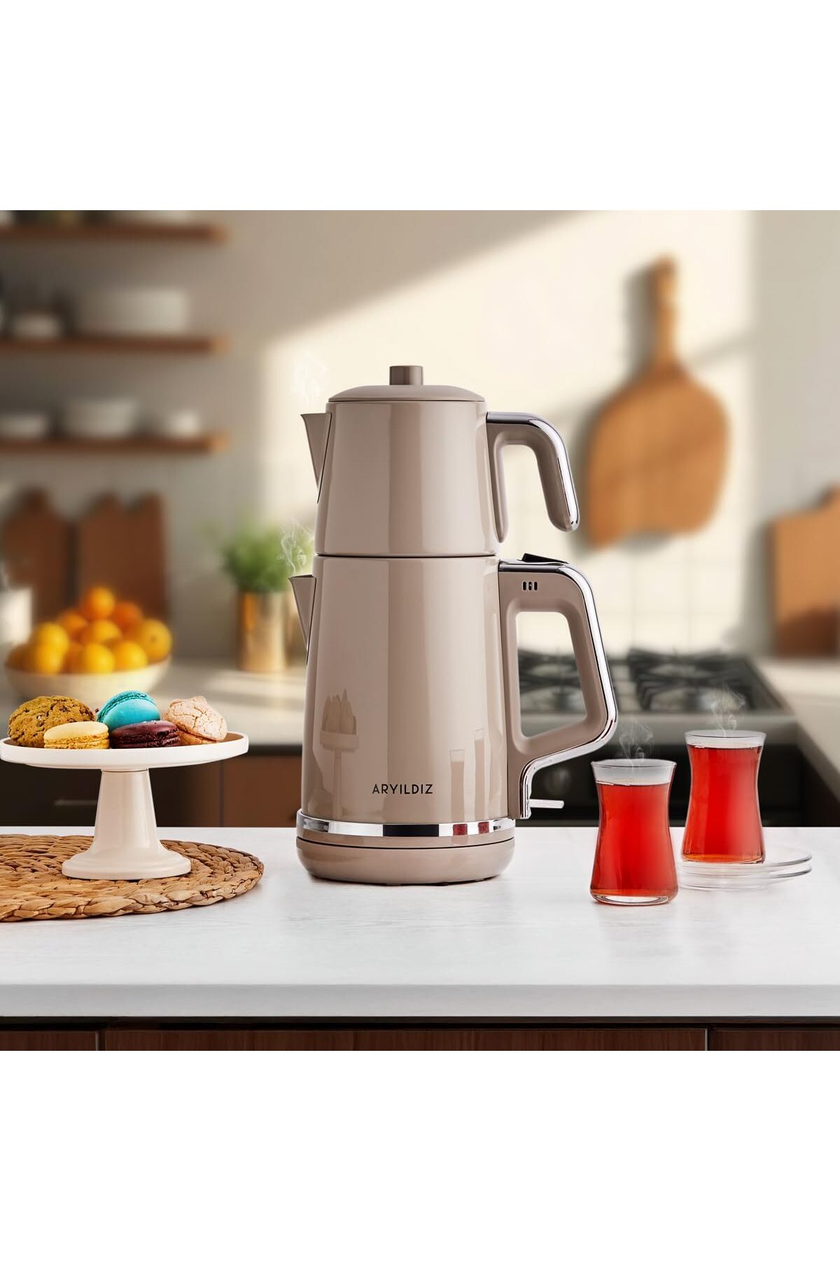 BRF NwoTeknoloji Tea Style Çay Makinesi Bej 1205362