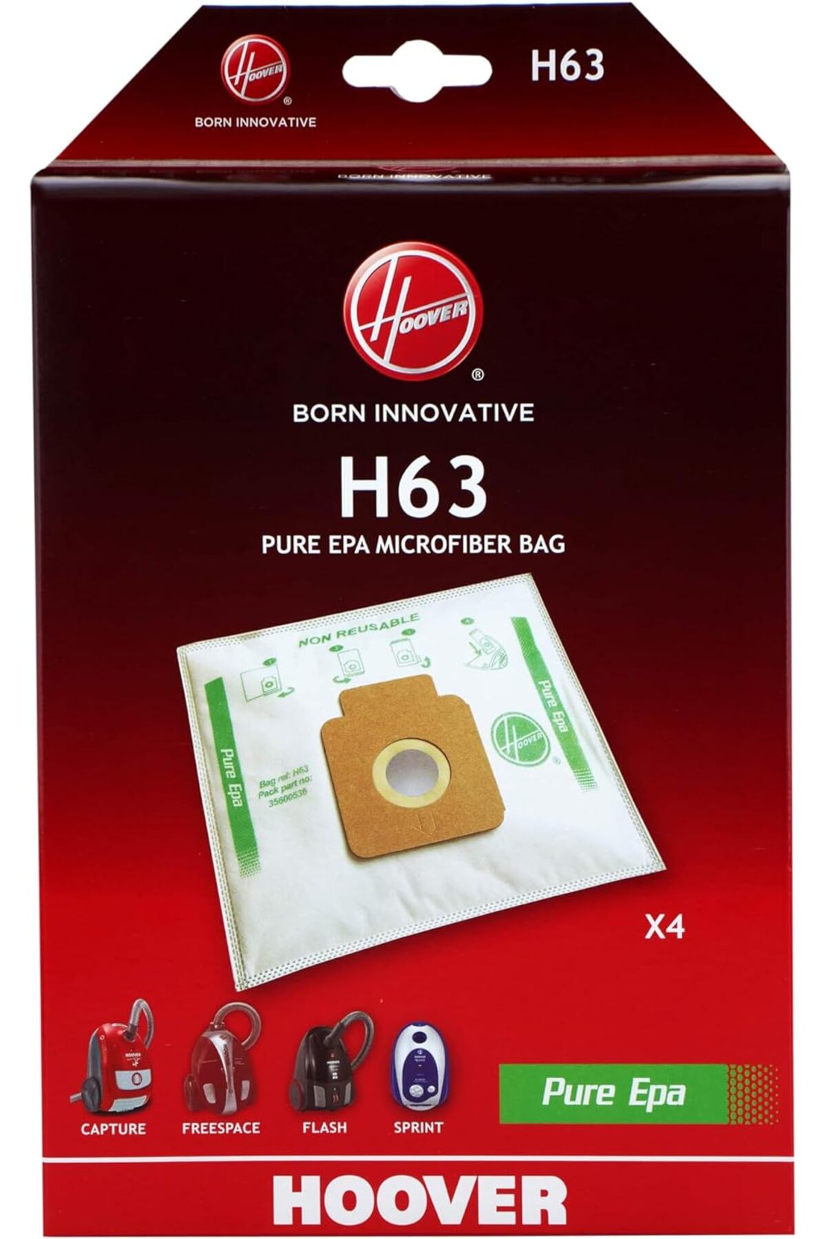 BRF NwoTeknoloji H63 Freespace Mikrofiber Torbalar (x4) 1205362