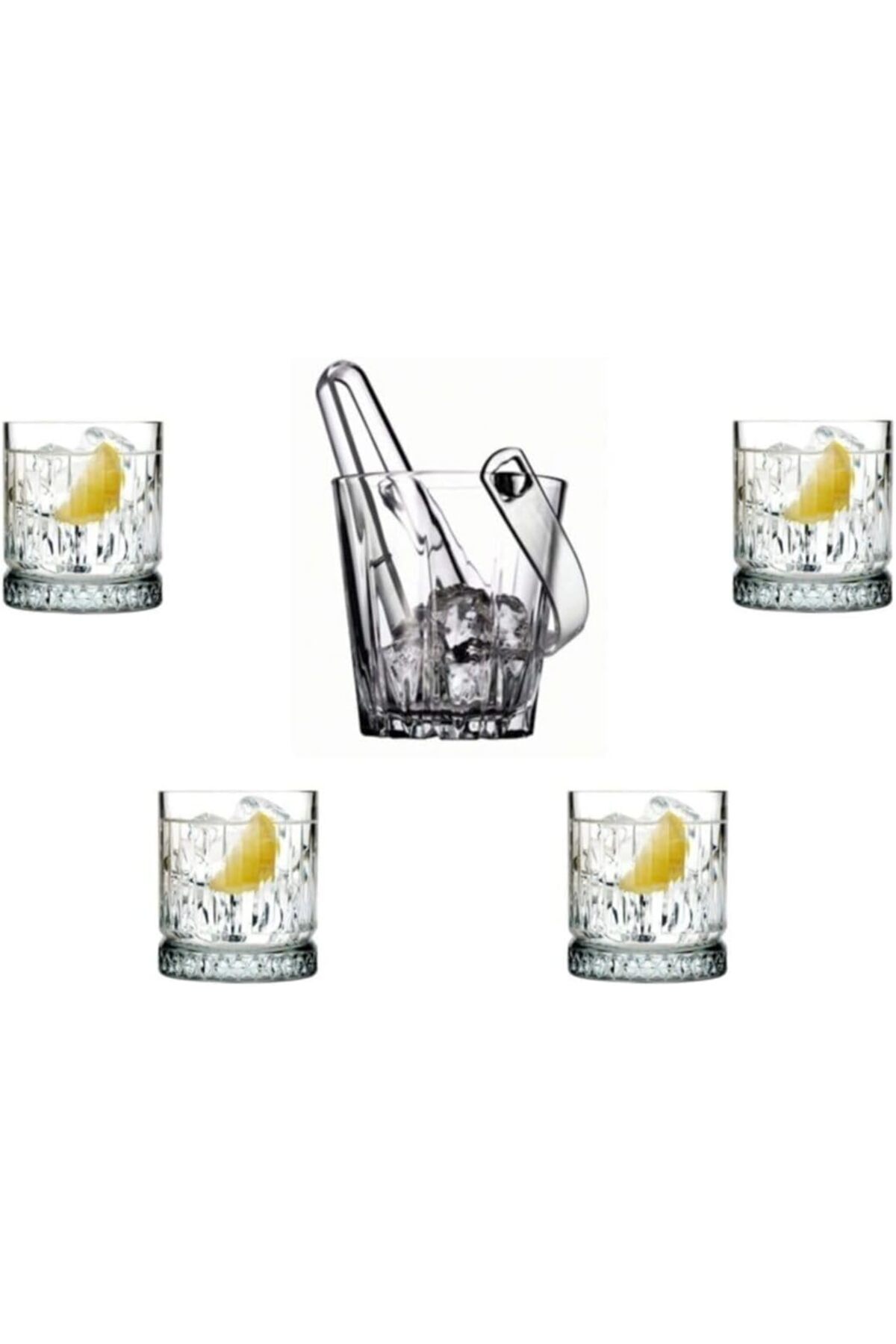 BRF NwoTeknoloji Buz Kovalı Viski Seti 4 Kişilik 1205362