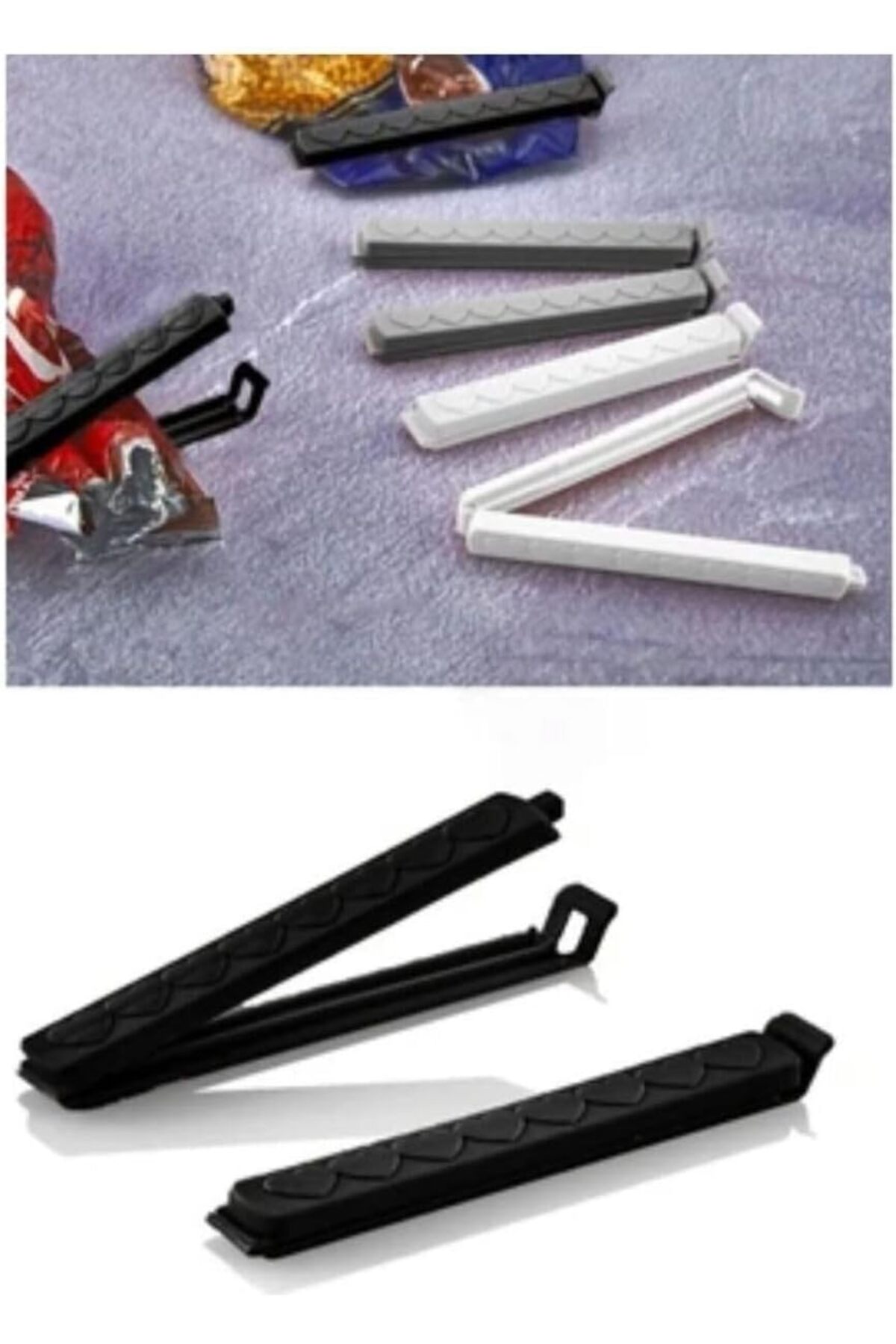 BRF NwoTeknoloji 6'lı Poşet Klipsi Bag Clips - Paket Mandalı, VYDGR00001430 1205362