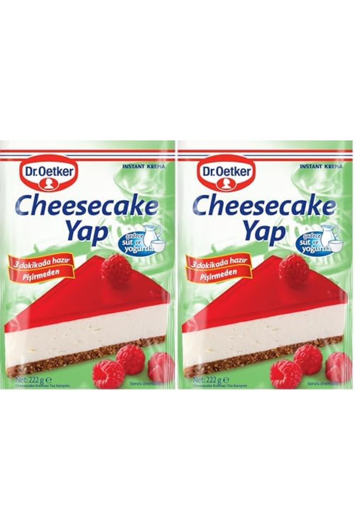 BRF NwoTeknoloji Dr. Oetker Cheesecake Yap 222g 2li paket 1205362