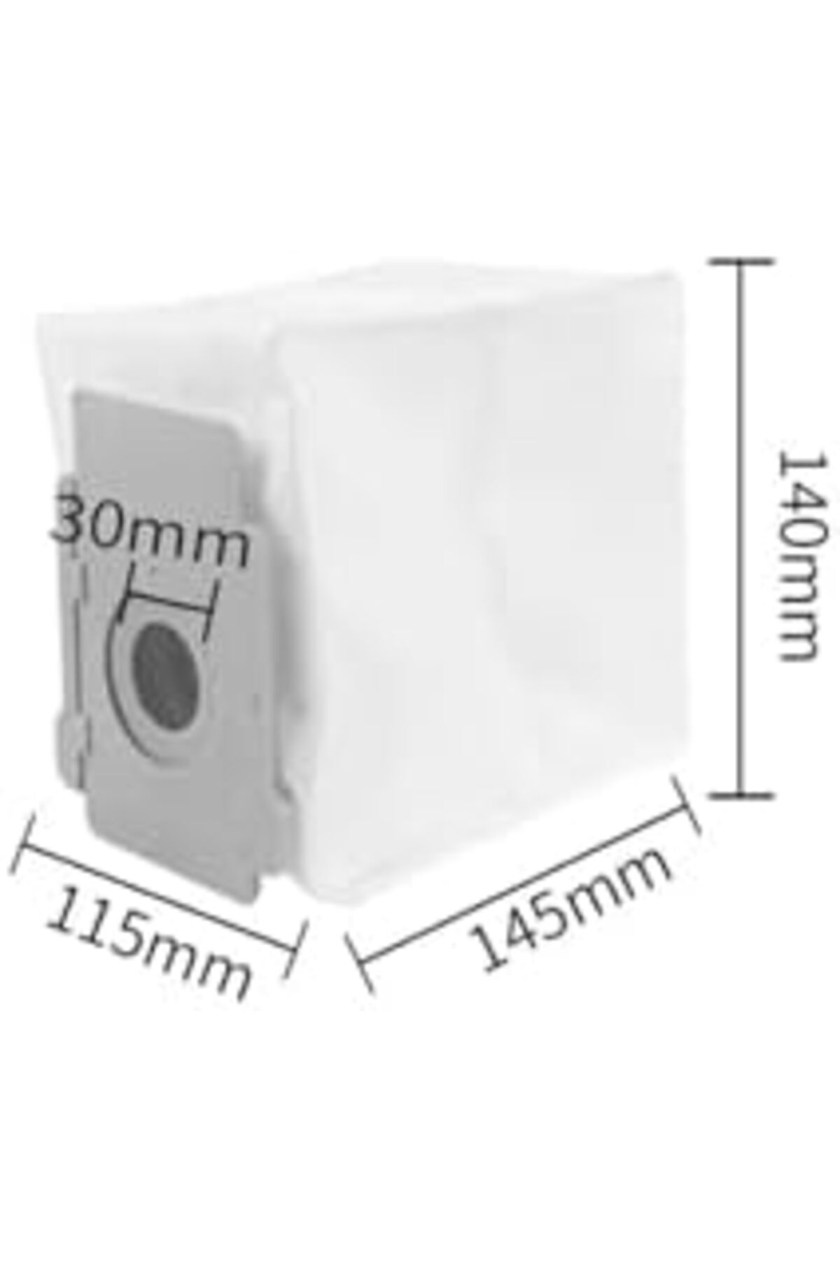 BRF NwoTeknoloji Popüler roomba I7 Toz Torbası 3'lü Paket 1205362