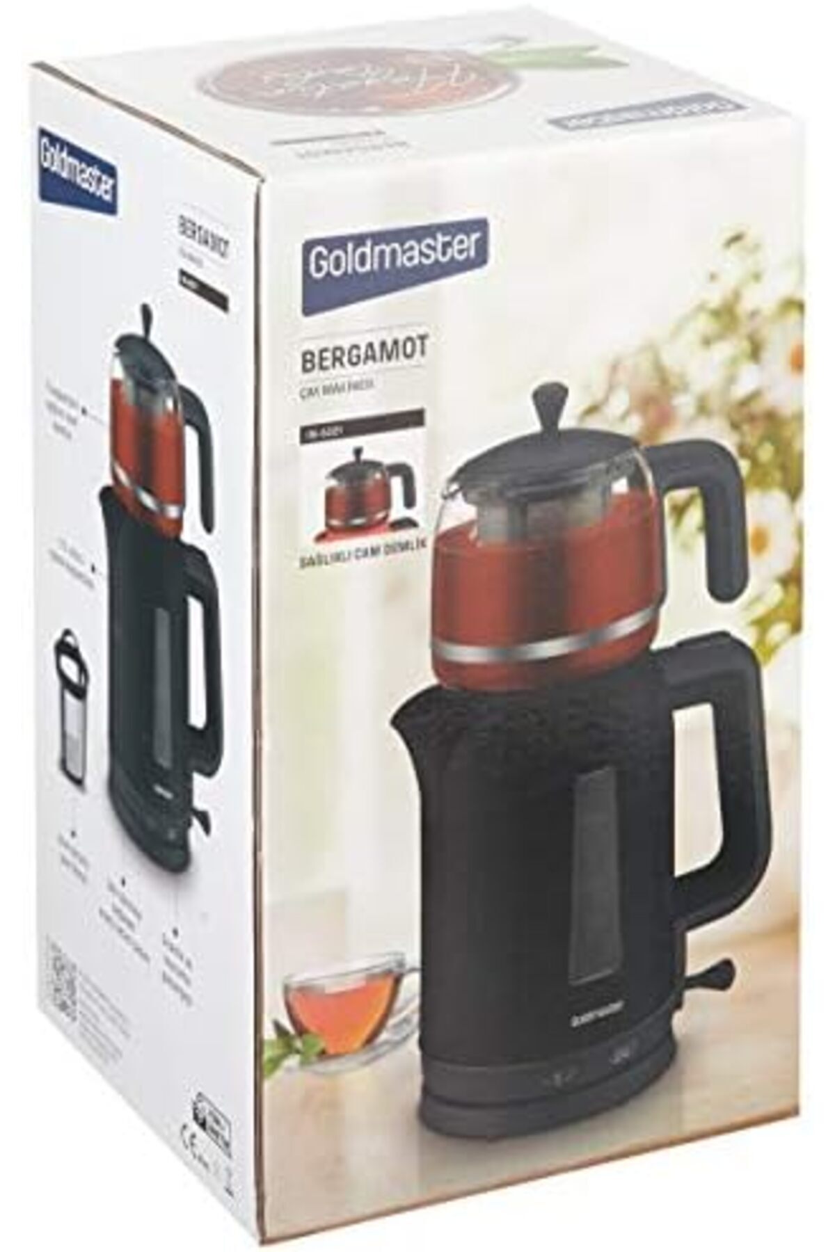 BRF NwoTeknoloji Bergamot Çay Makinesi Kırmızı In-6321k 1205362