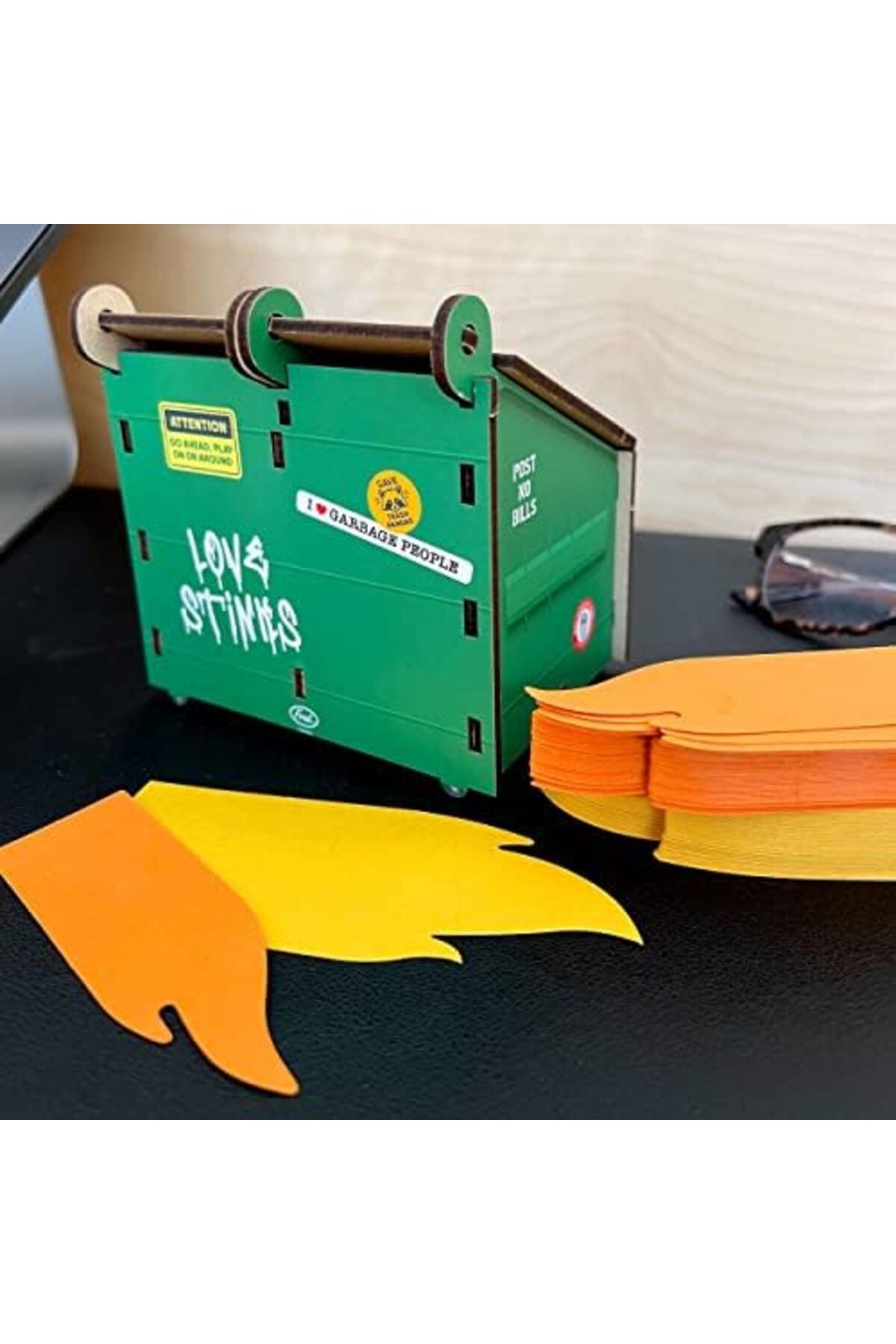 BRF Sahra79 Not Kartlı Masa Çöp Kutusu Kalemlik, çeşitli (5280917) 1176661