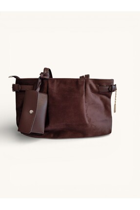 MEGUYA Forme Suede Kadın Omuz Çantası