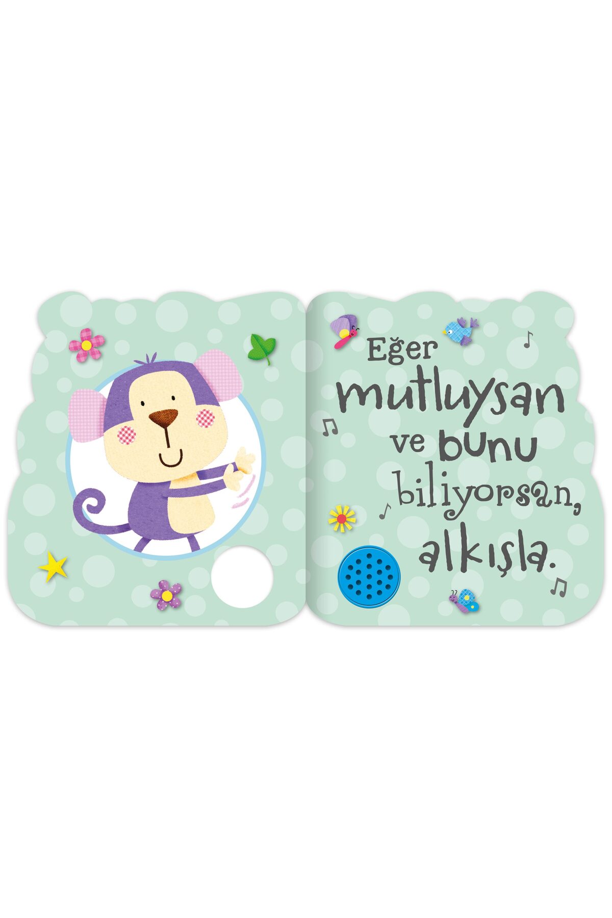 Eolo 3+ Yaş Sesli Çocuk Kitabı – Eğer Mutluysan Alkışla | 8 Sayfa fotoğrafı 4 (önizleme)