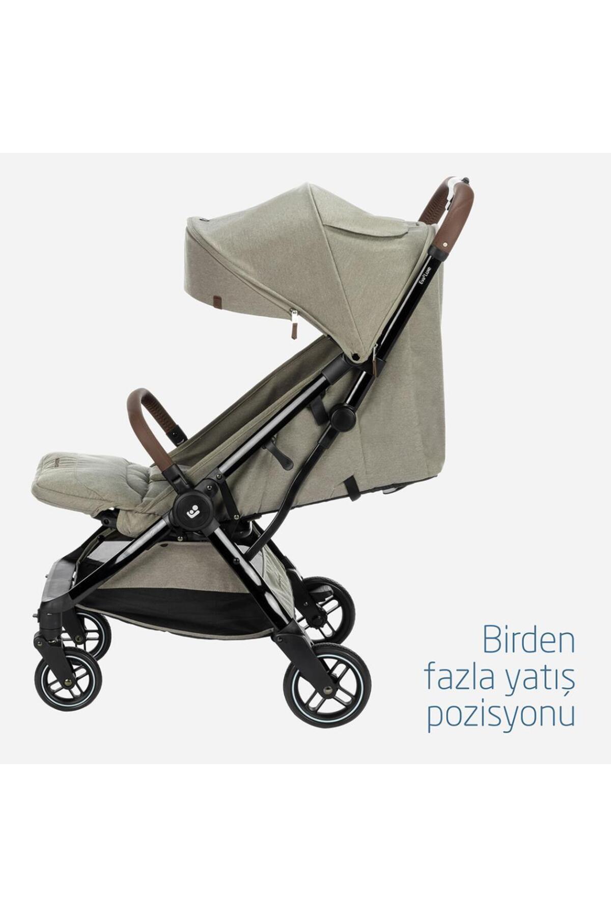 Maxi-Cosi Eva Otomatik Katlanan Kompakt Bebek Arabası Twillic Truffle fotoğrafı 7 (önizleme)