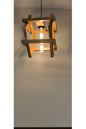 CNC WOOD STYLE AHŞAP AVİZE