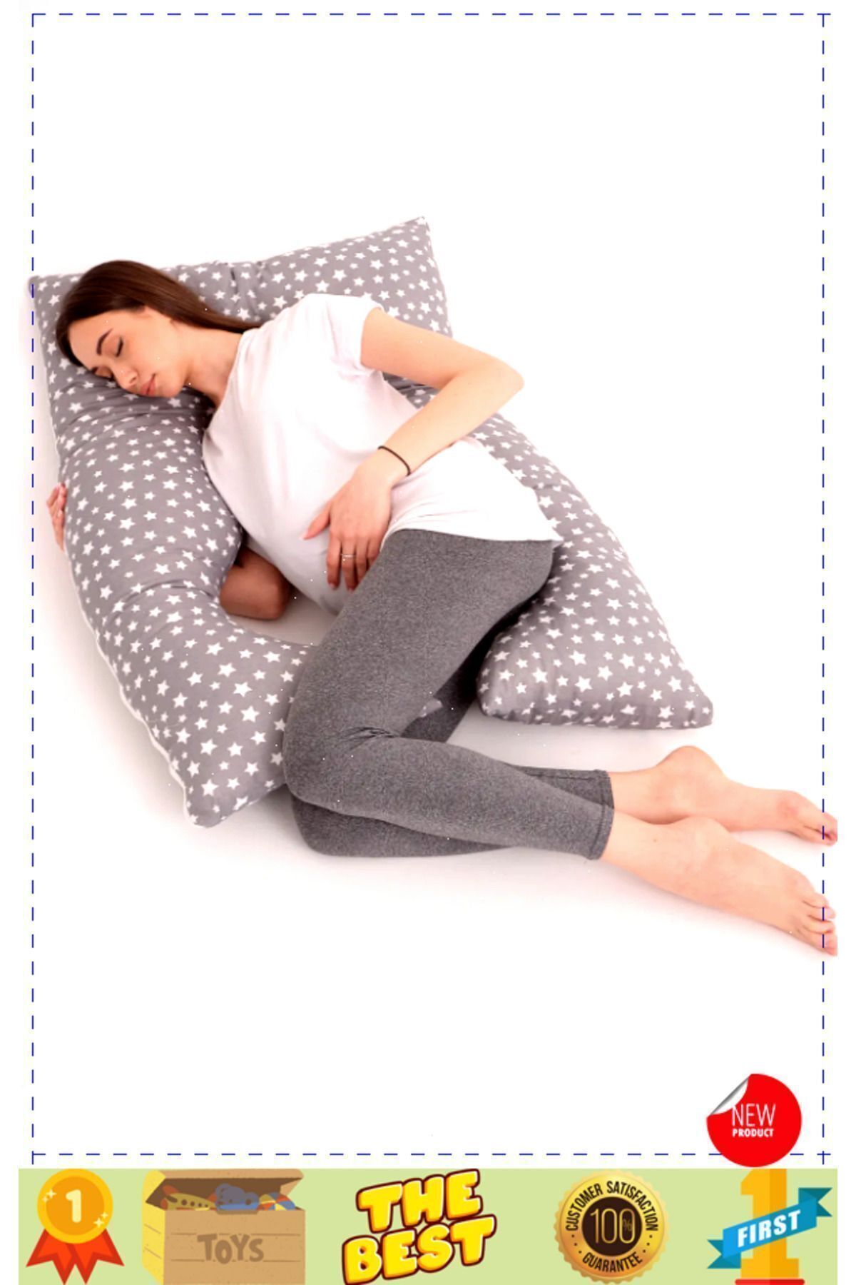 Genel Markalar 1.Kalite Ortopedik Hamile Destek Yastığı Hamile Uyku Yastıgi Hamile Yastıgi Hamile Destek Yastigi fotoğrafı 7 (önizleme)