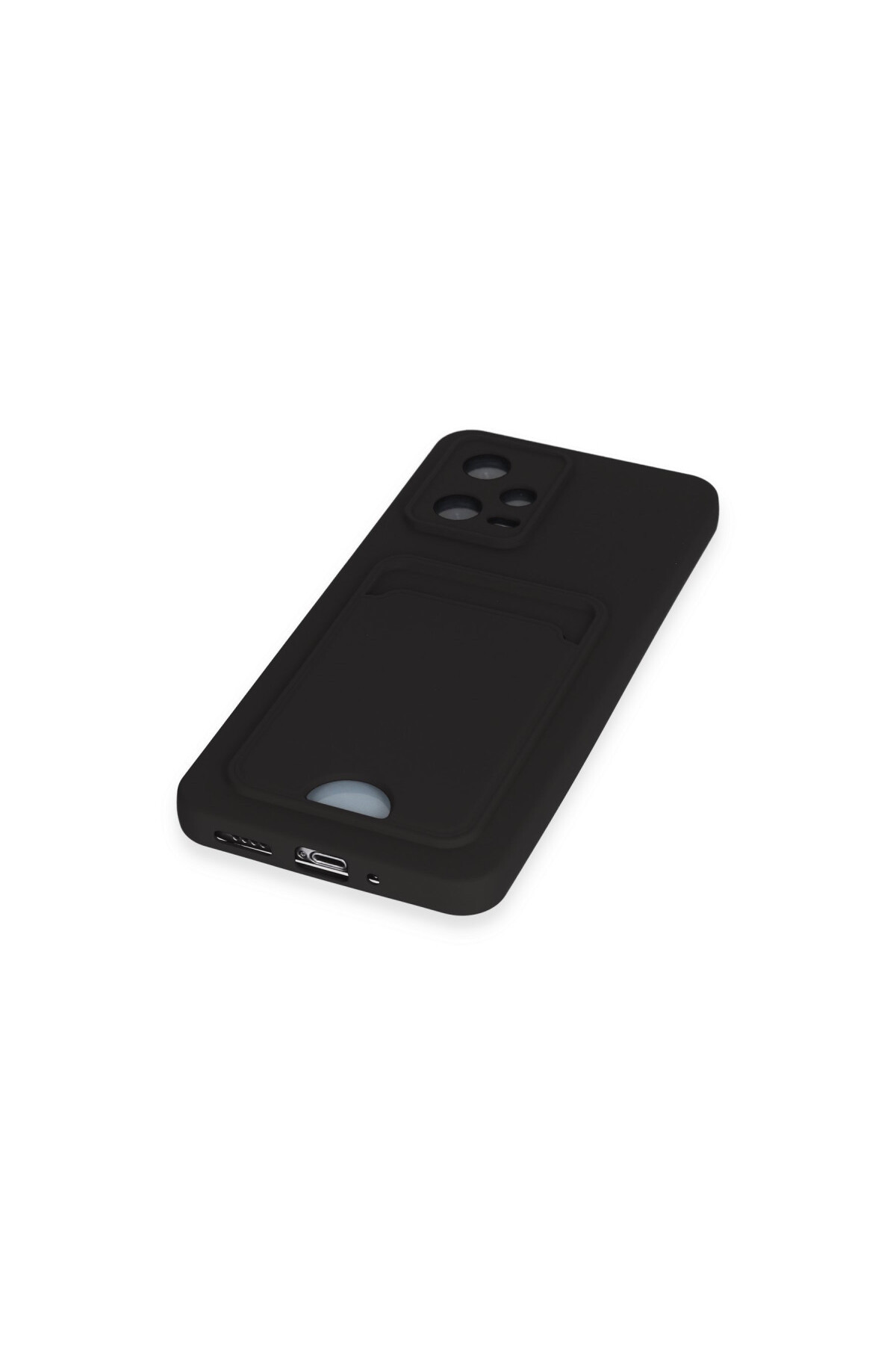 Xiaomi Poco X5 5G İçin Uyumlu Kart ve Resim Bölmeli Soft Renkli Silikon Kapak