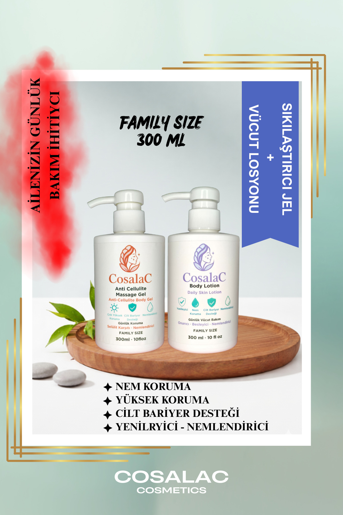 Cosalac Vücut Sıkılaştırıcı Jel + Vücut Losyonu