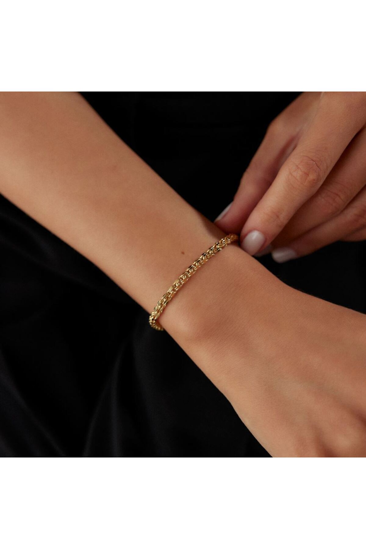 İLKAY KUYUMCULUK Guverse Bileklik 19 Cm