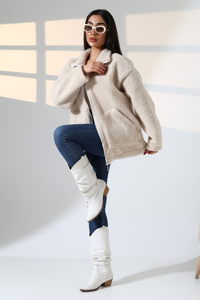 ZEND POLO BEJ RENK POLAR