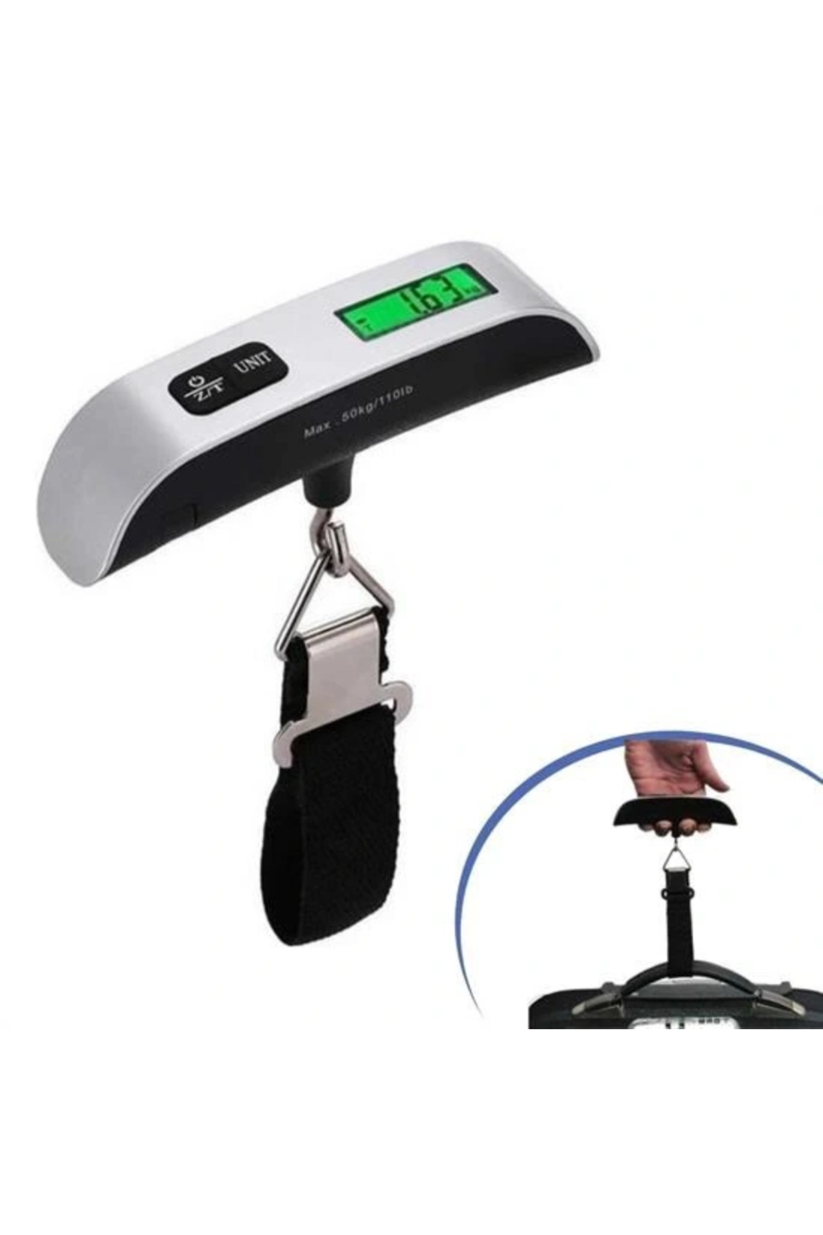 DURUKAR ® Dijital Ekranlı Valiz Kilo Ölçücü Hassas Valiz Tartısı