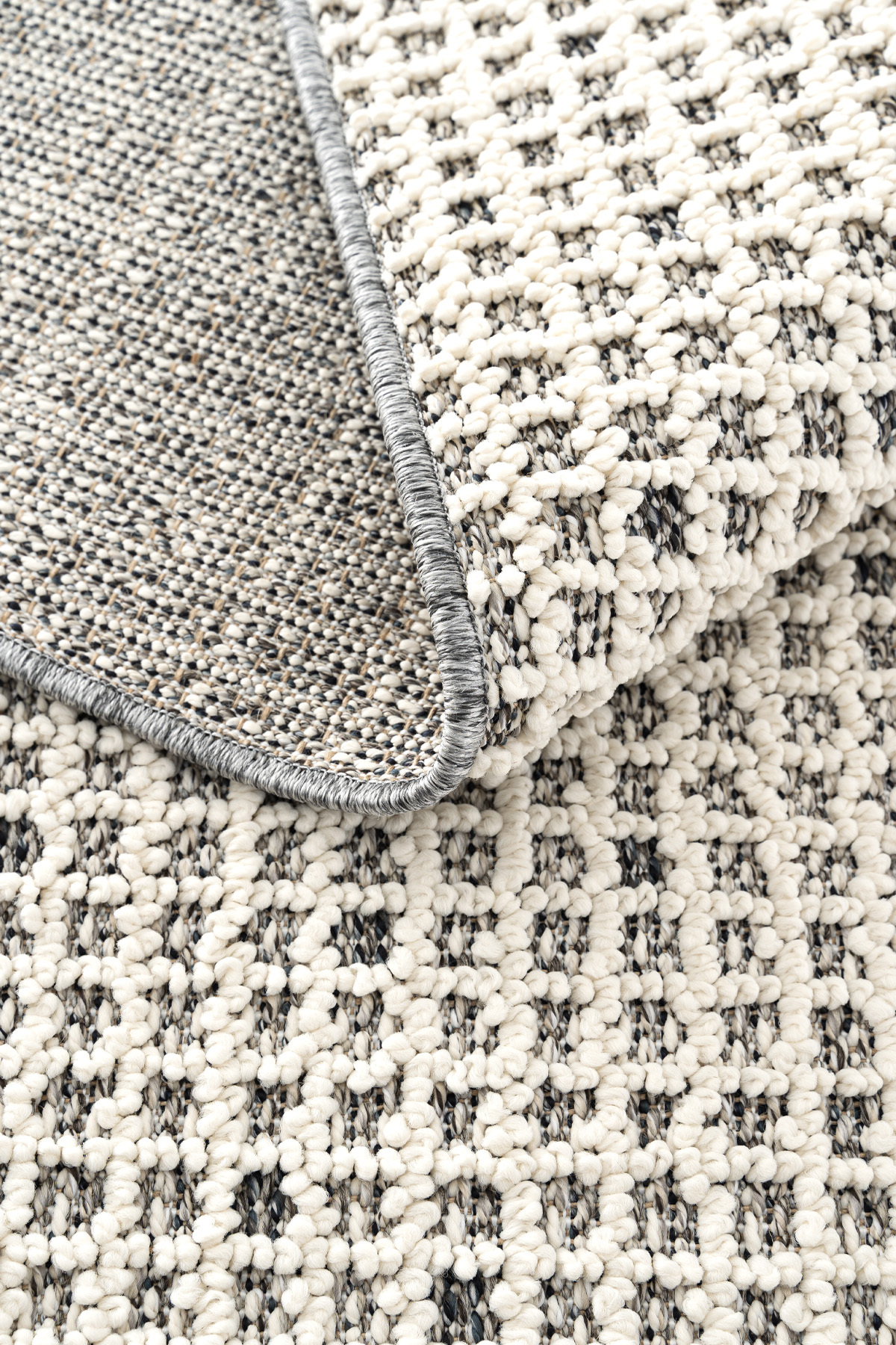 Cream Grey Curl 6 Meters Square Tassel Thin Decorative Home Living Room Living Room Machine Rug