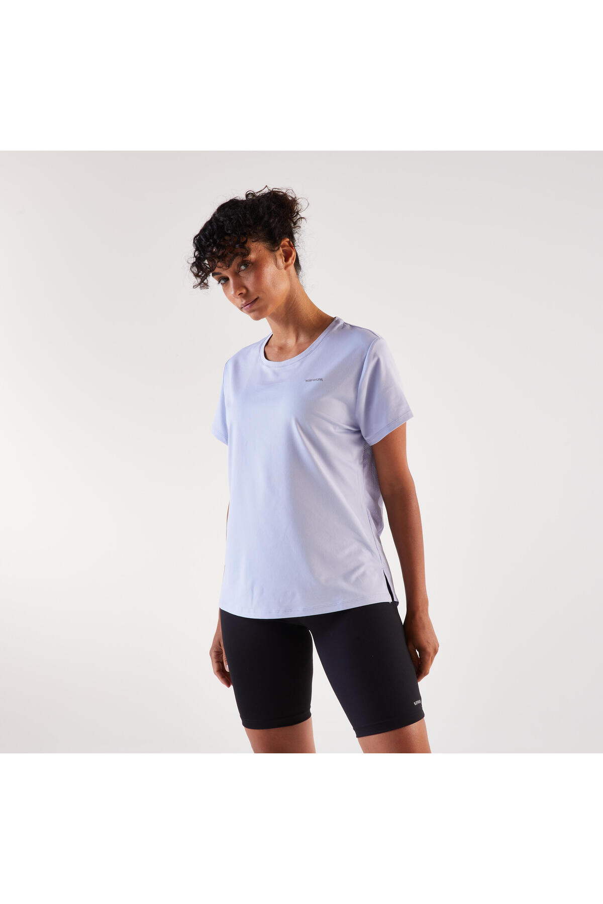 Decathlon Kiprun Kadın Koşu Tişörtü - Mor - Kiprun Run 500 Dry