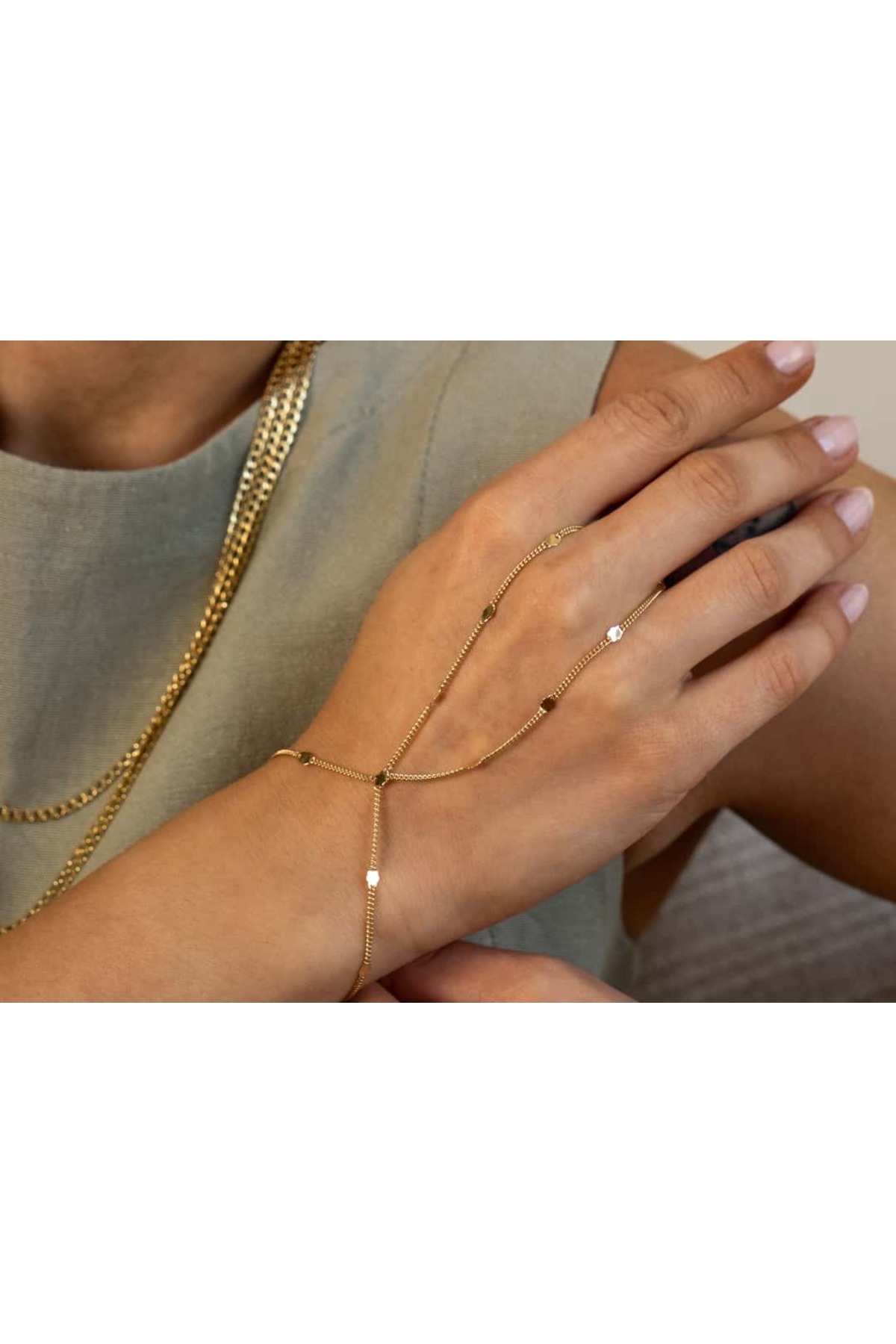 Safir Kuyumculuk Altın Işıltılı Şahmeran Bileklik