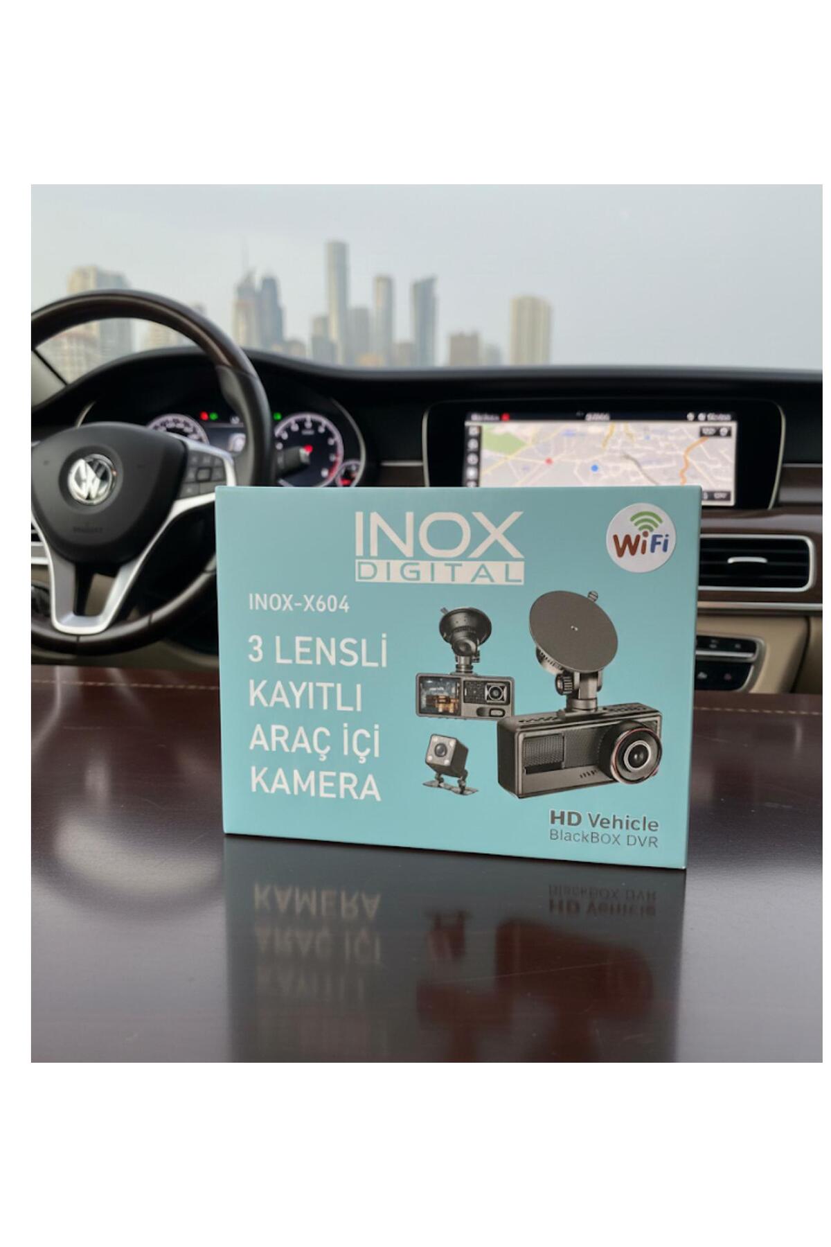 inox x604 Çift lensli Araç Kamerası - Fiyatı, Yorumları