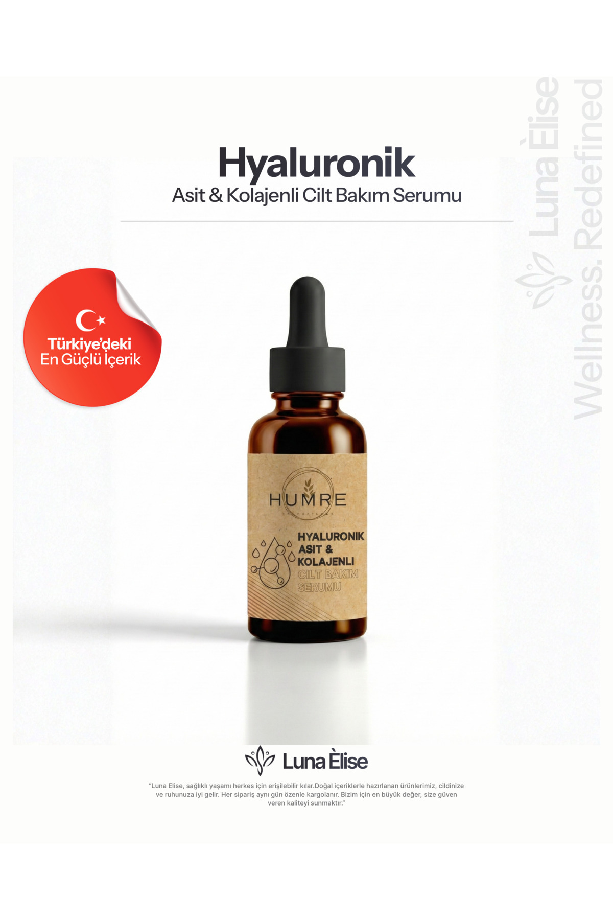 Humre HUMRE Hyalüronik Asit & Kolajenli Cilt Bakım Serumu 30 Ml - Fiyatı ...