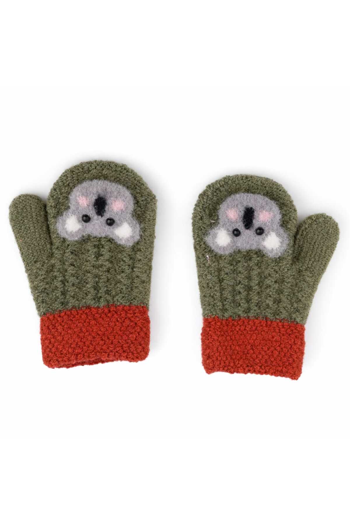 gigigiyim Koala Desenli Tek Parmak Unisex Çocuk Eldiven fotoğrafı 3 (önizleme)