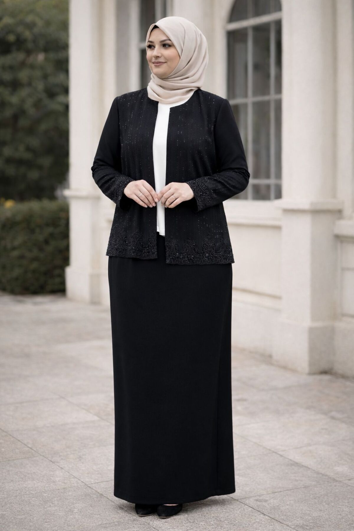 özkösekids Kadın etekli taşlı abiye takım