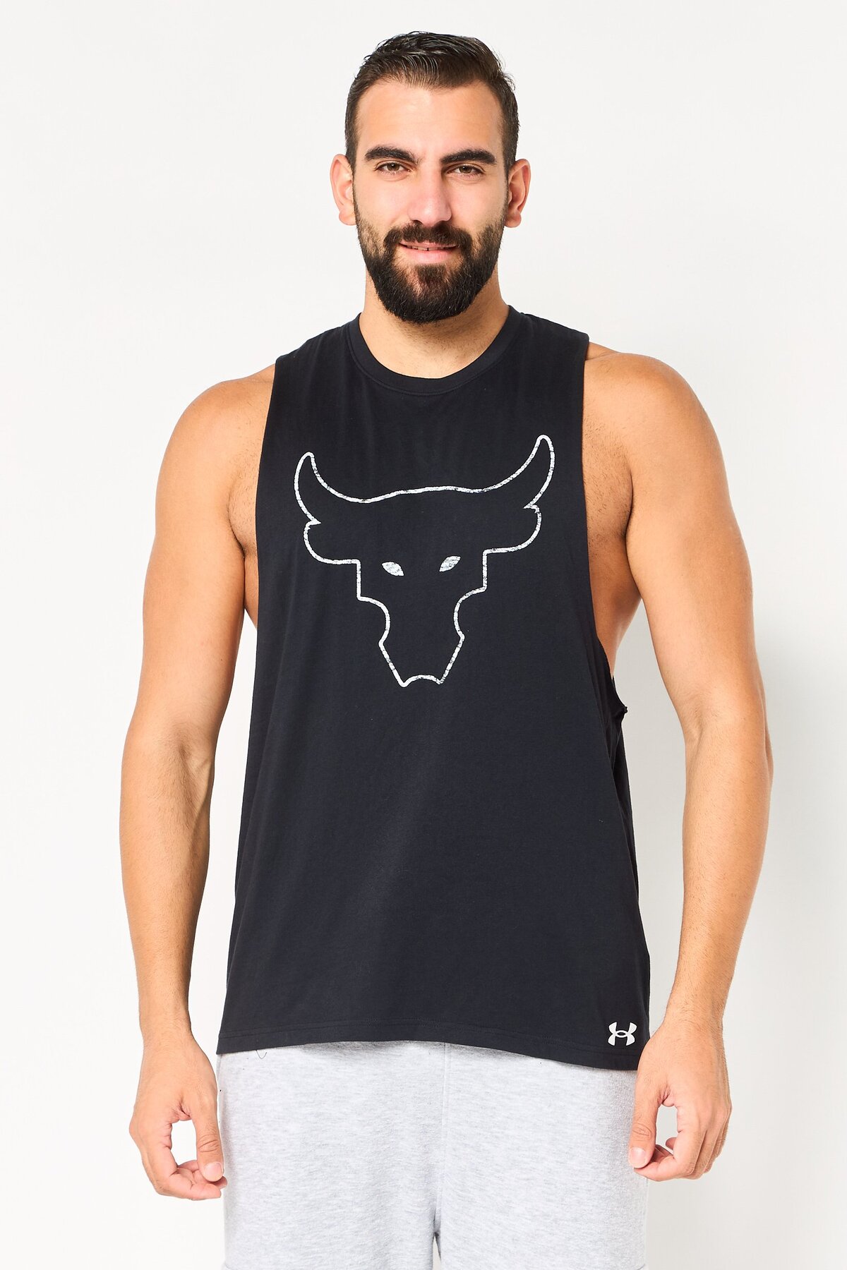 Men's sleeveless training shirt suitable for sport...