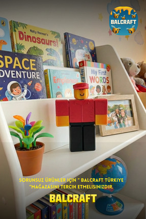 BalCraft Türkiye Roblox Forsaken Elliot Figür Karakteri Kırmızı Doğum Günü He...