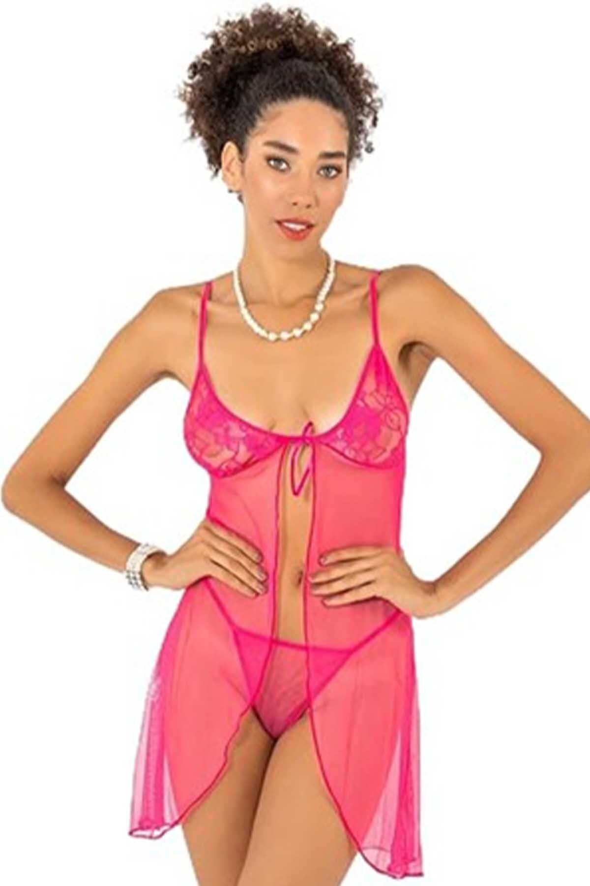 Swana Kadın Dantelli Gecelik