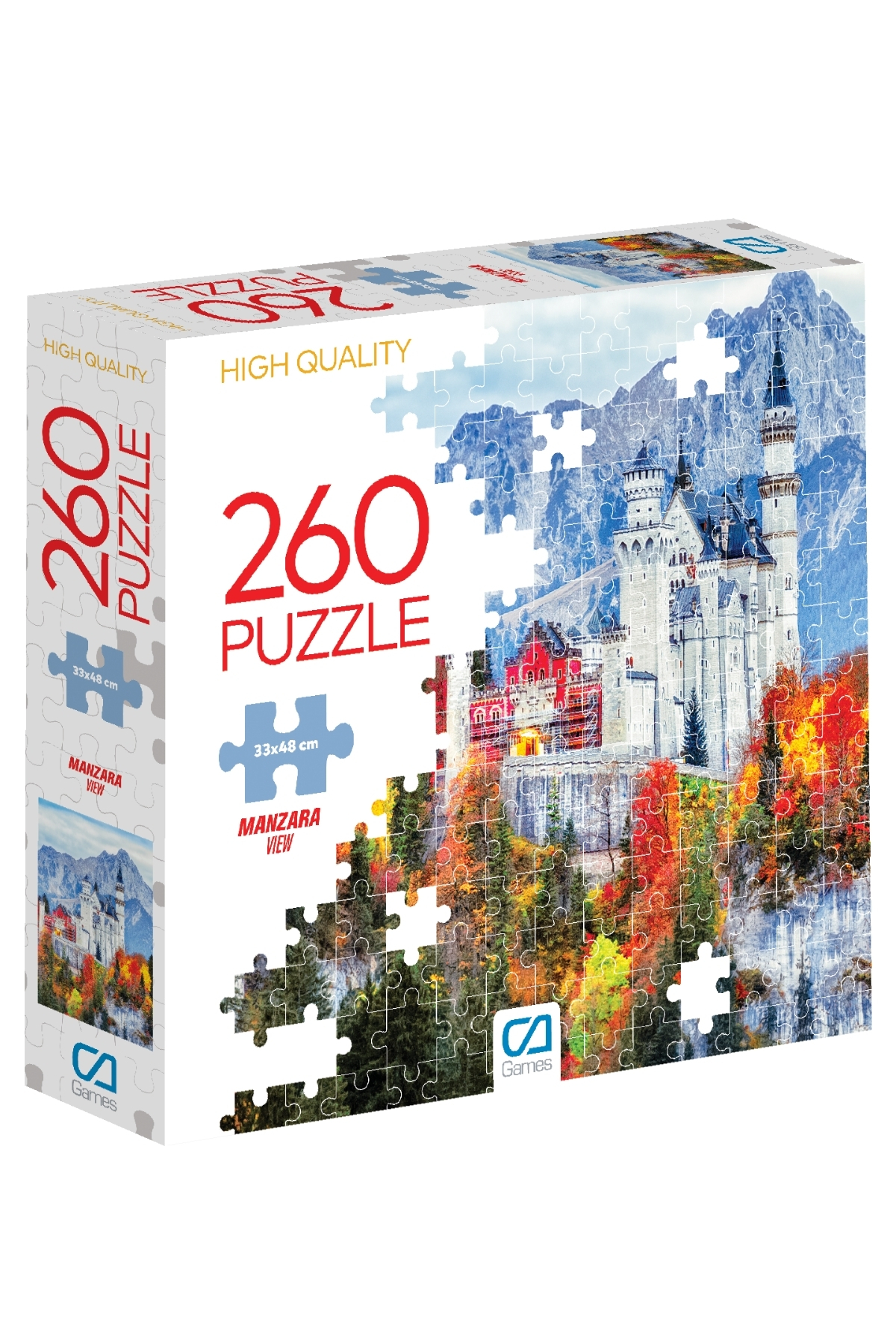 CA Games Manzara 260 Parça 33x48cm Çocuk ve Yetişkin için Hobi