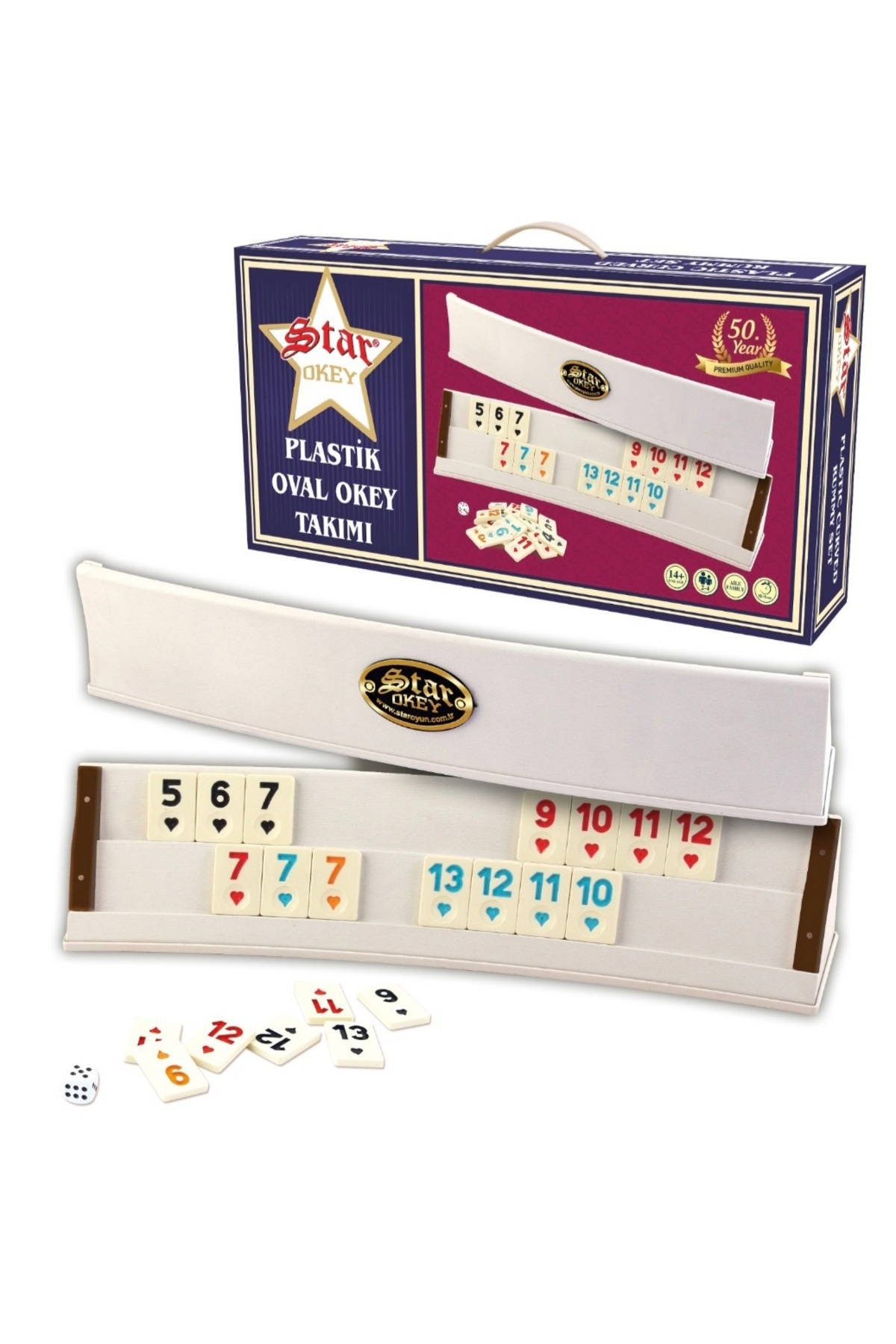 star plastik Star Pastik Oval Okey Takımı _ Açık renk - Fiyatı, Yorumları
