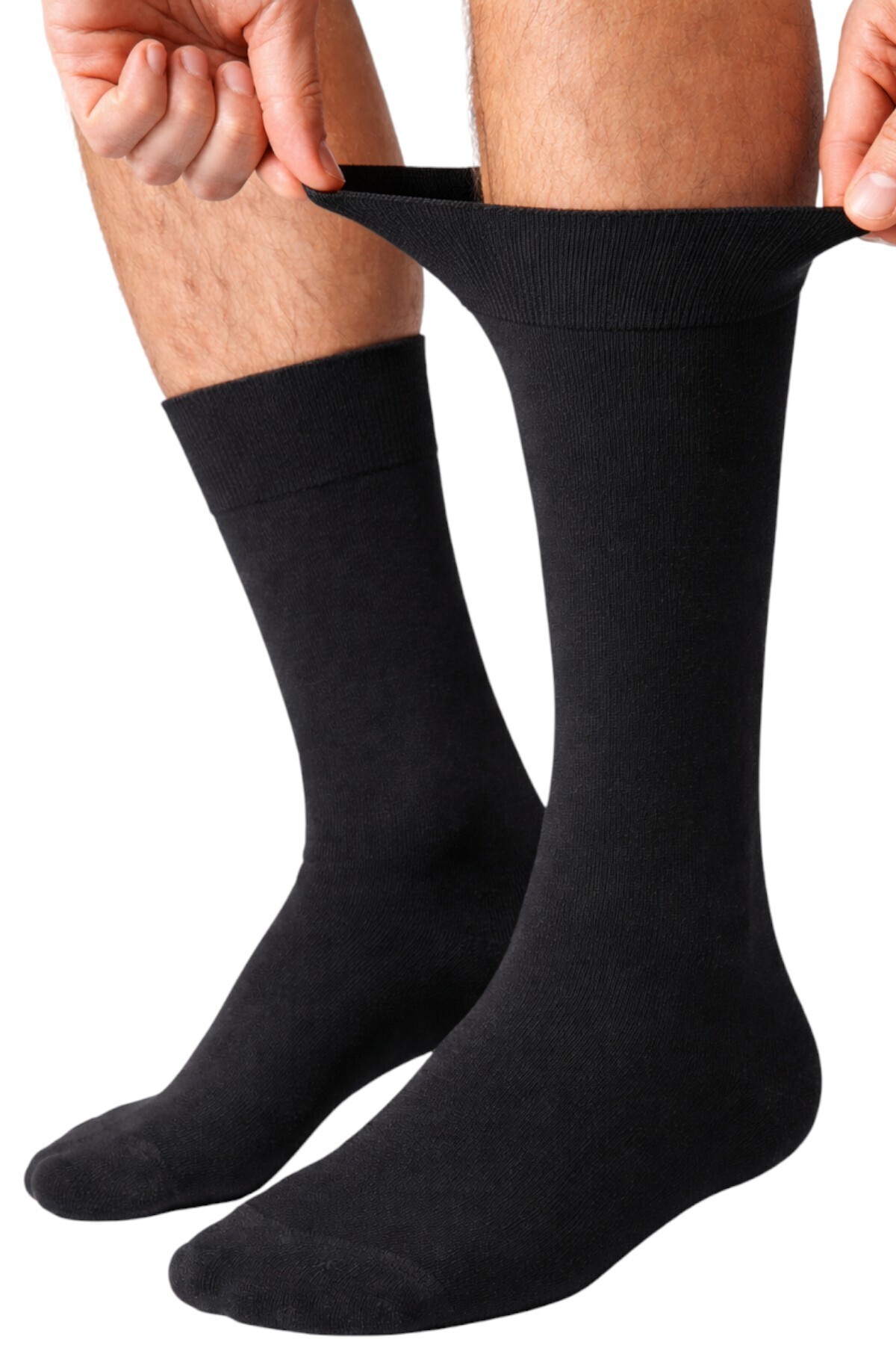 Men's Non-Squeezing Elastic Diabetic Socks-6 Toe Seamless Non-Squeezing Wrist Elastic Candy Socks
