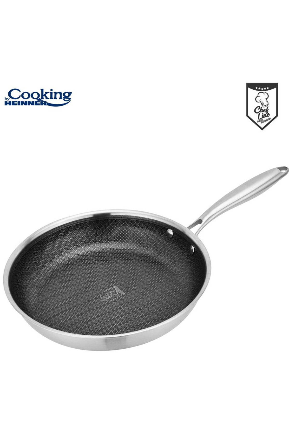 Heinner Tigaie Inox 3 Straturi 30x6cm, Titanium3 - One Size