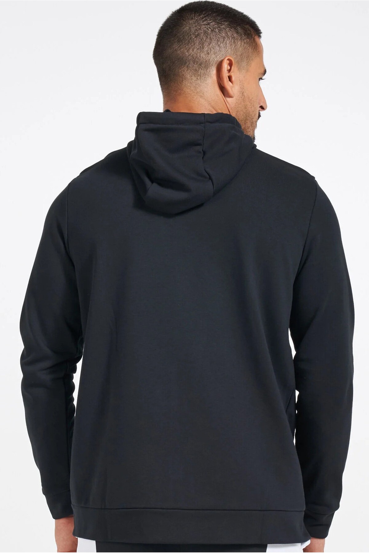 Nike Dri-Fit Hoodie Full-Zip Fleece Erkek Siyah Spor Sweatshrit görsel 3