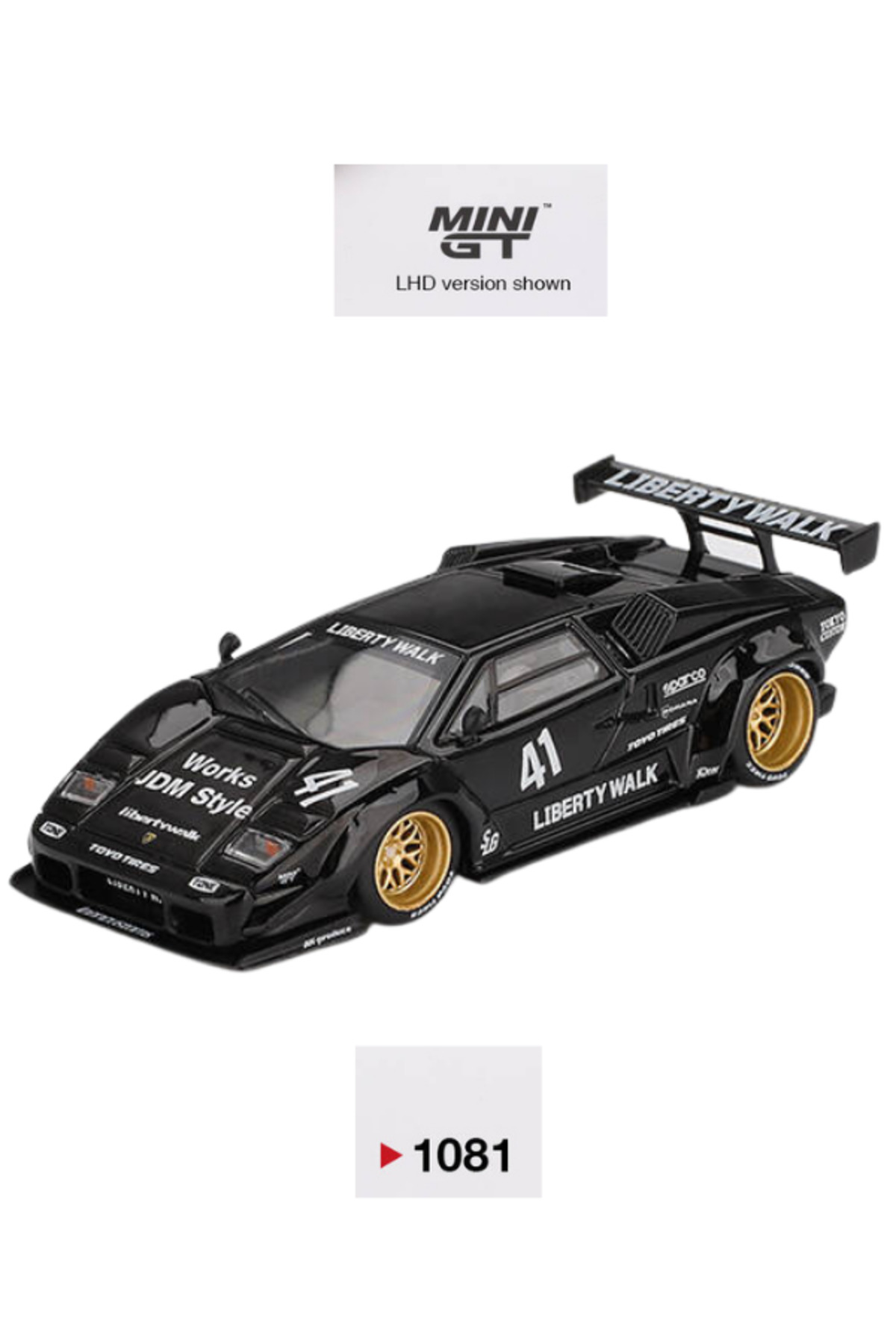 HOT WHEELS (mini gt)Lamborghini Countach LB Works 1:64 Diecast