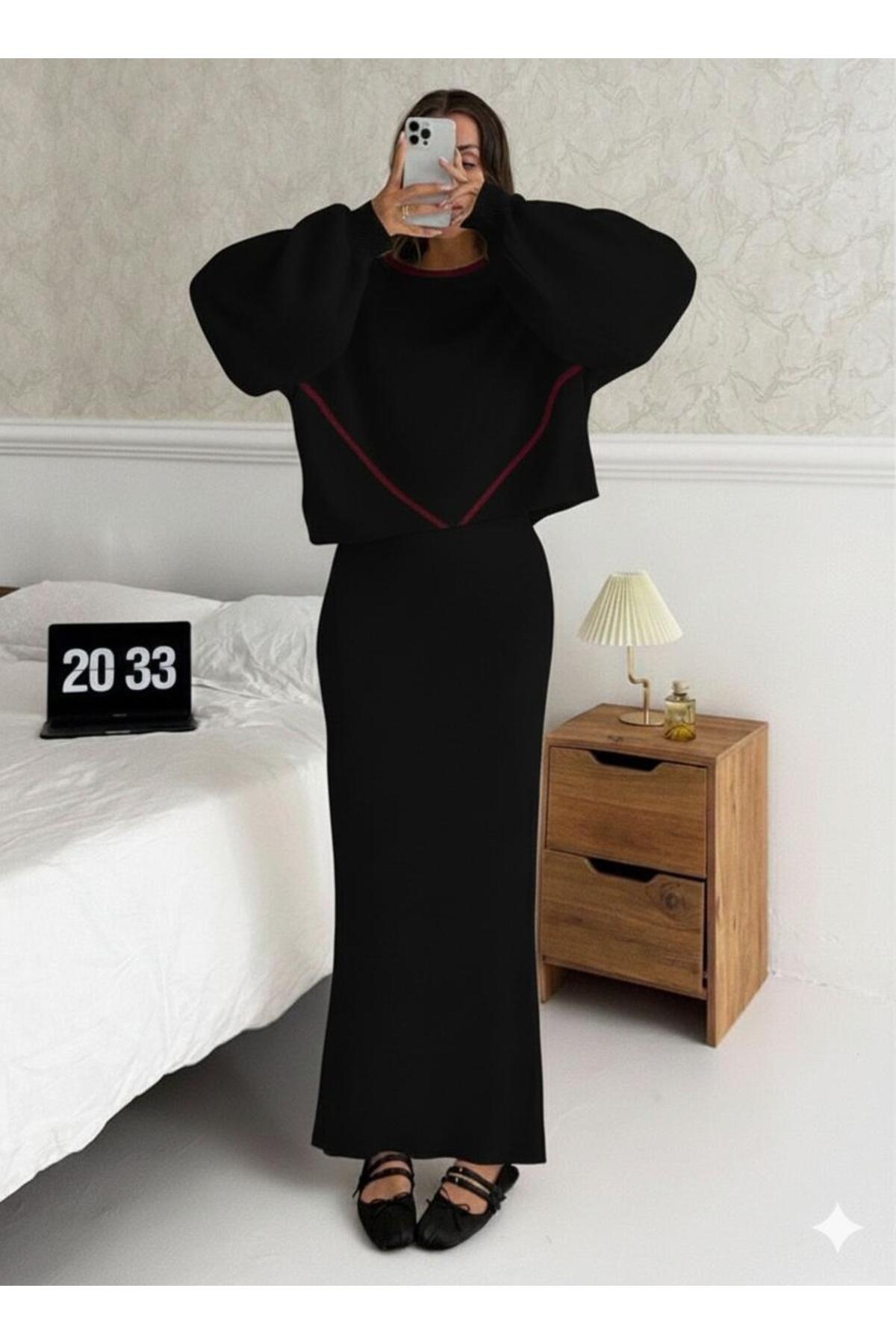 HEP tekstil etek kazak triko