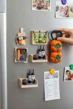 EVASAN BUZDOLABI MAGNETİ 5 Lİ SET (ŞİŞE AÇACAKLI) (MODEL 3)