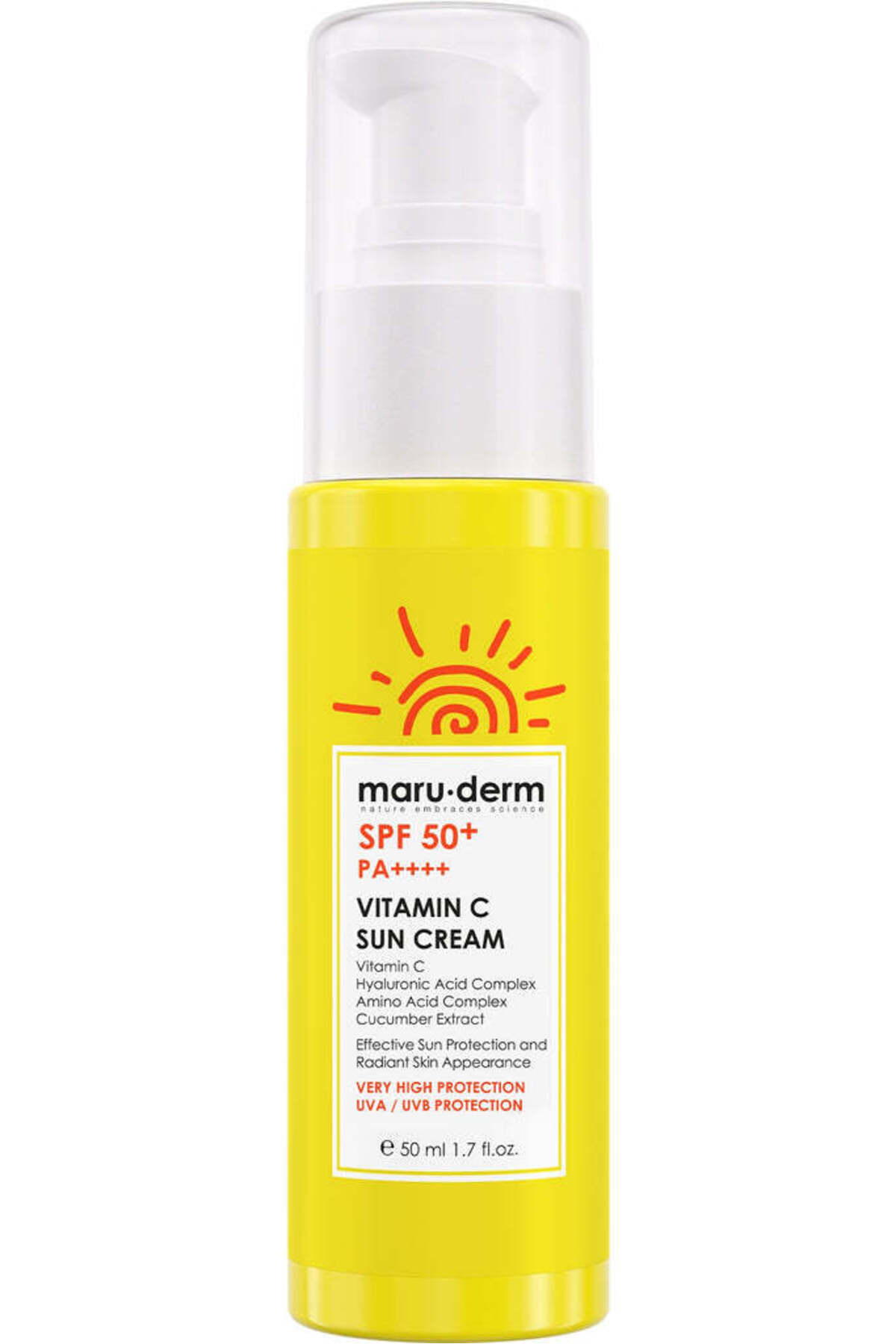 Maru.Derm SPF 50+ Vitamin C Sun Cream