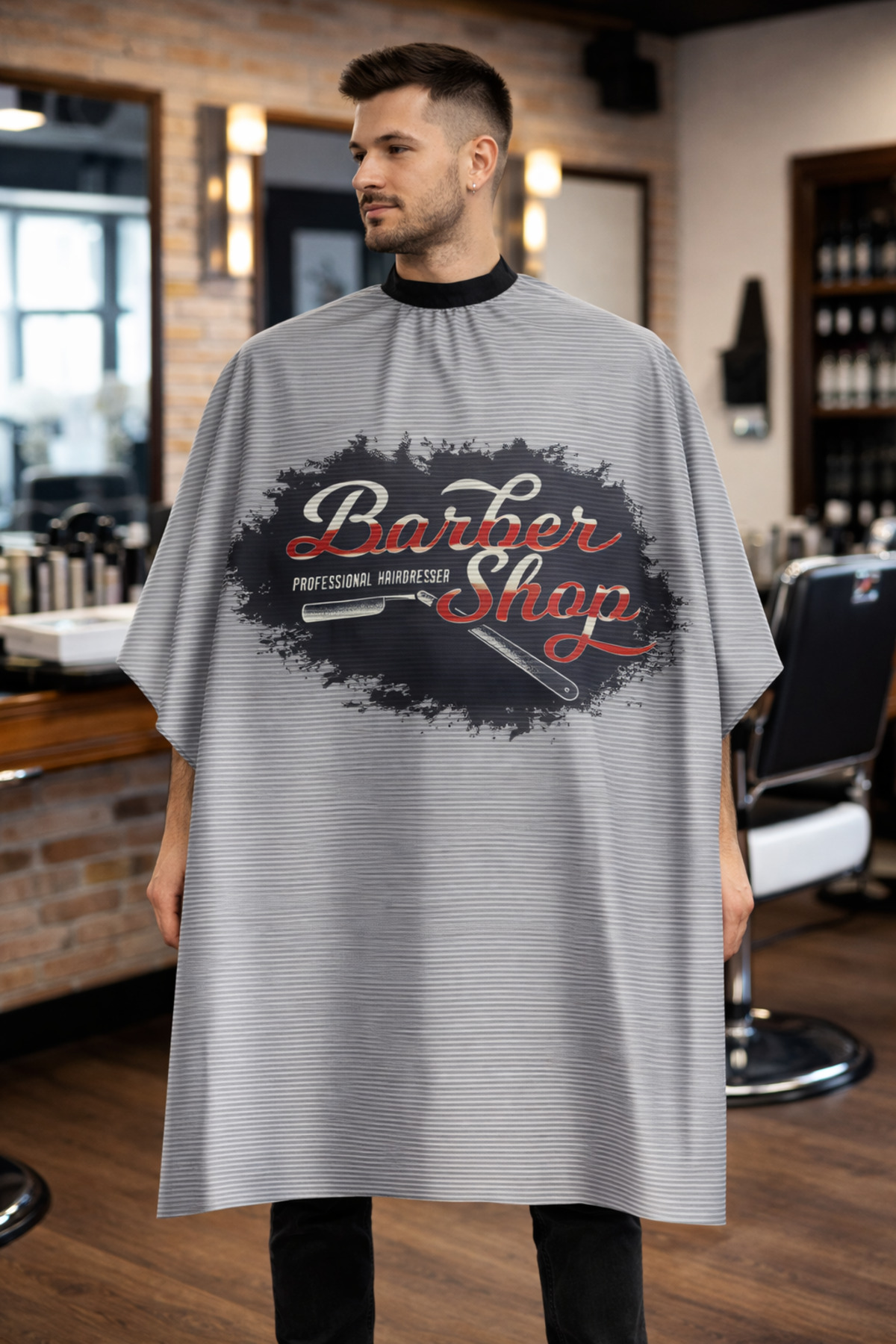 irtihal Kesim penuarı 130X150 cm - kuaför kesim önlüğü