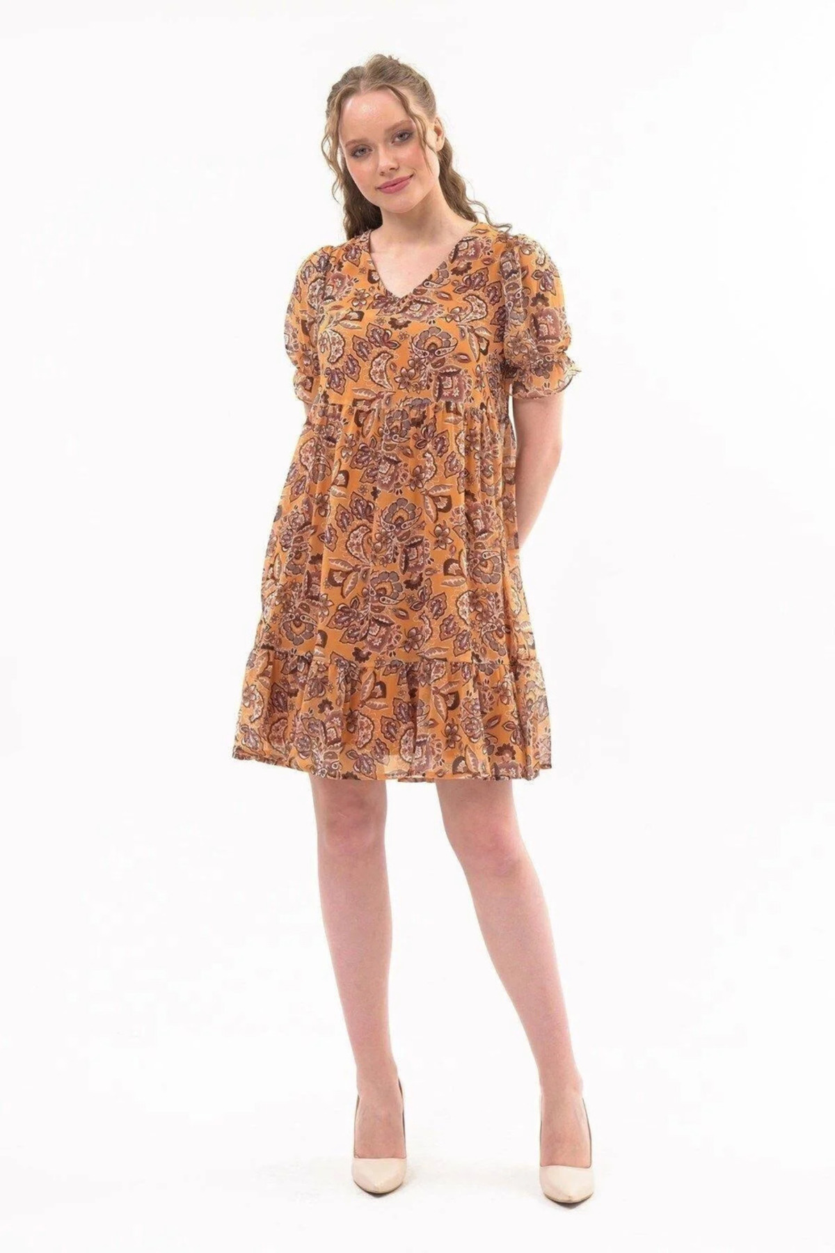 Bonnie Clyde Rochie elegantă cu model plisat, cu detaliu de mătase ...