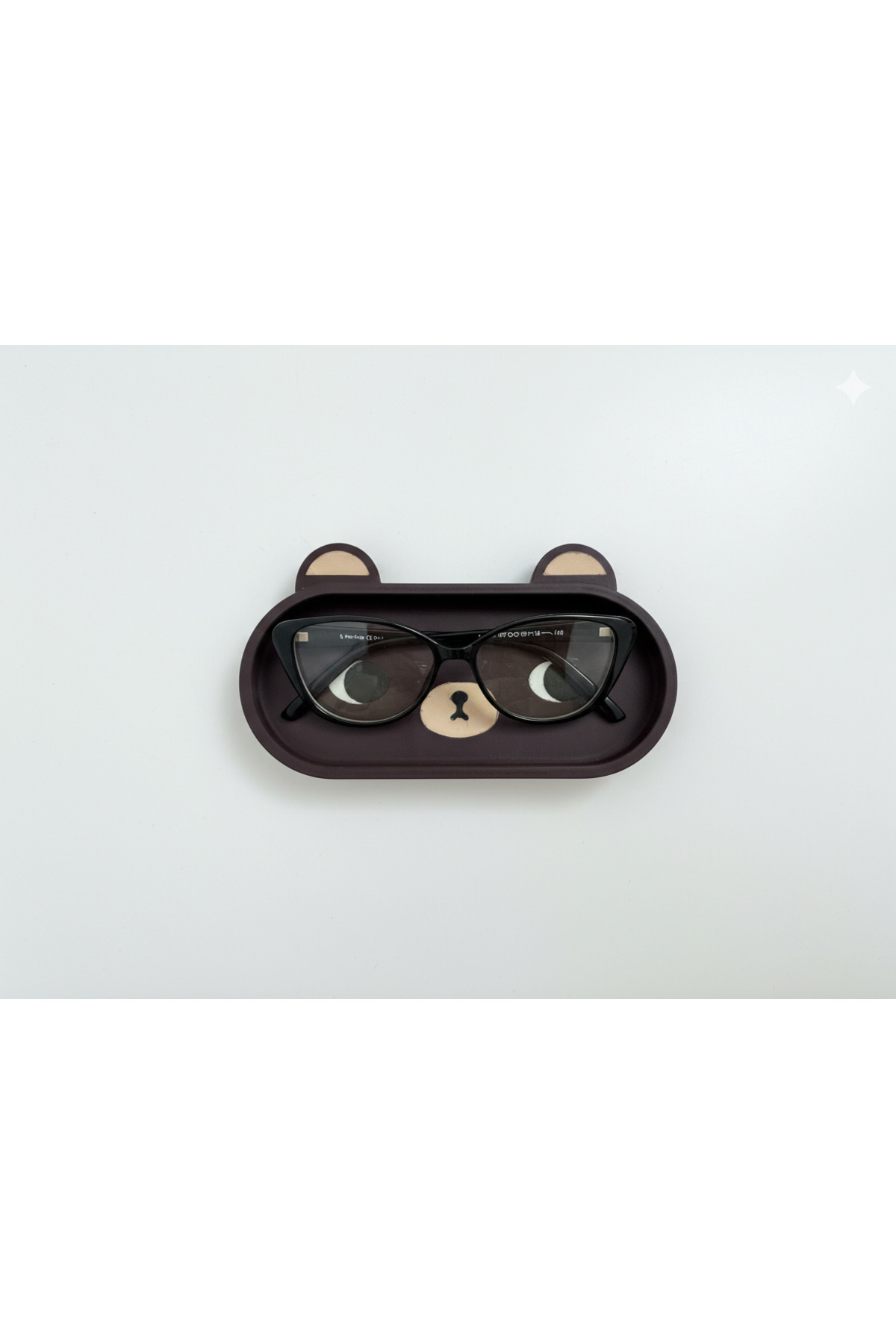 Elana Design Sevimli Ayı Tasarımlı Gözlük Kabı & Takı Kutusu | Çok Amaçlı Masa Üstü Organizer