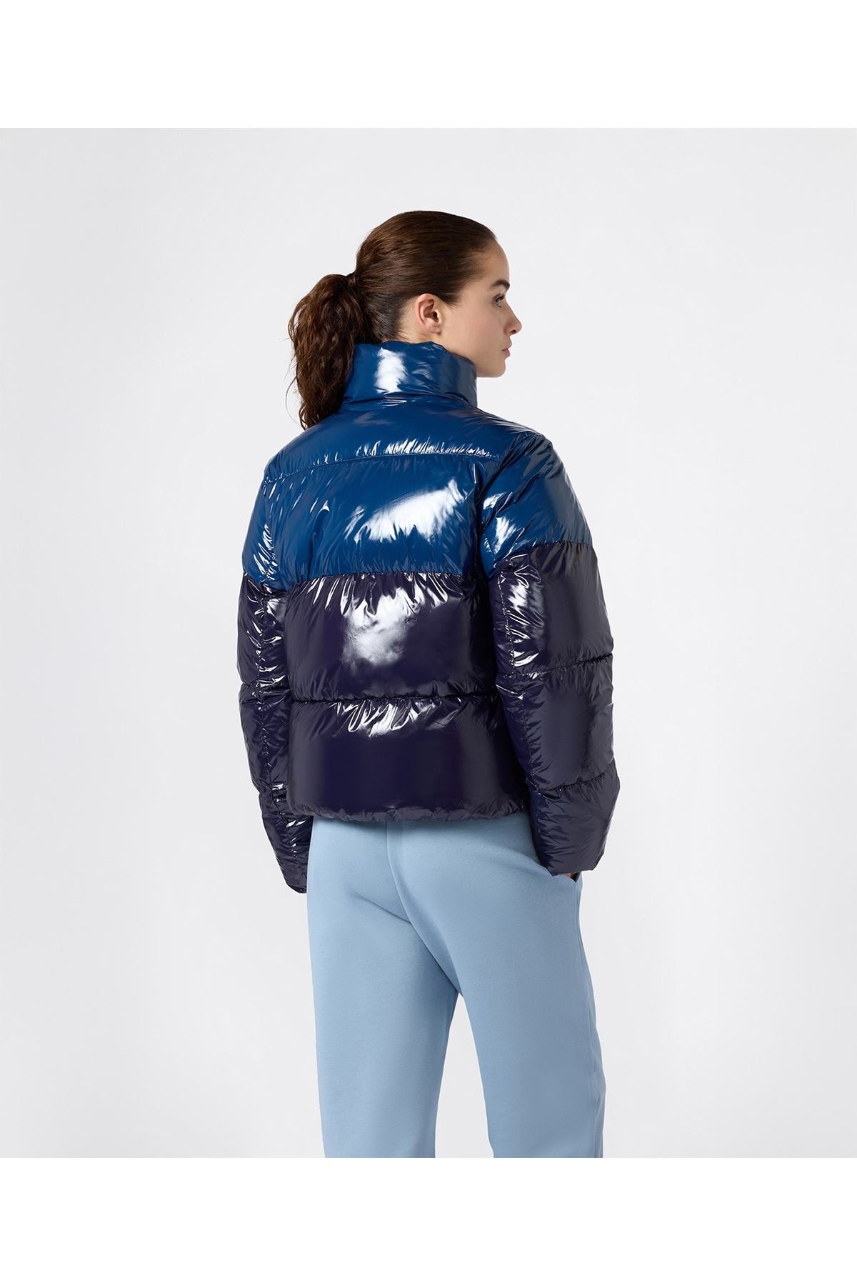 Champion  Polyfilled Jacket Kadın Lacivert Mont - 118219-BS501 - Görsel 2