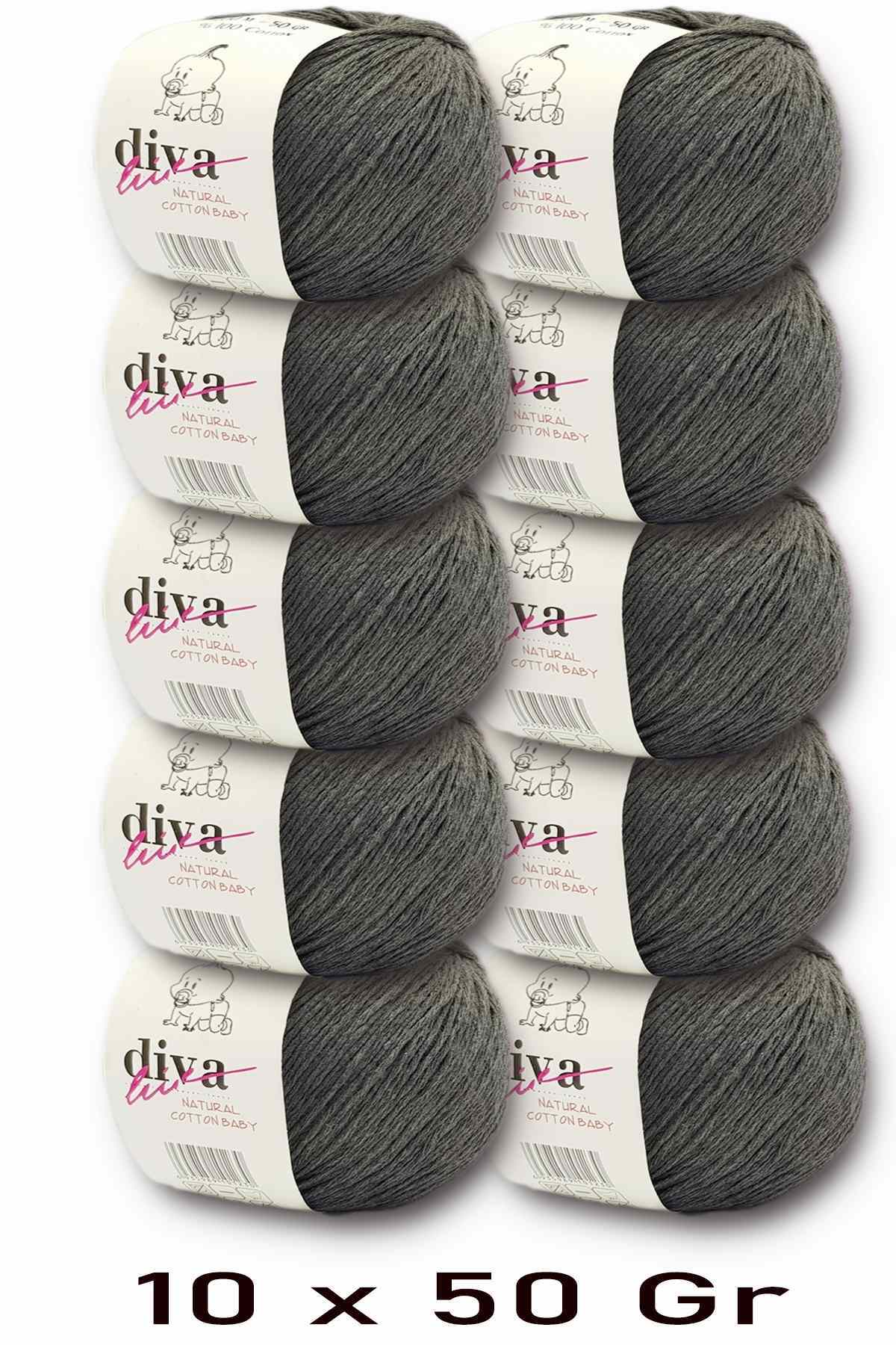 Premium Amigurumi Rope Punch Bebe Soft Cotton 500 g (pack of 10) - Khaki