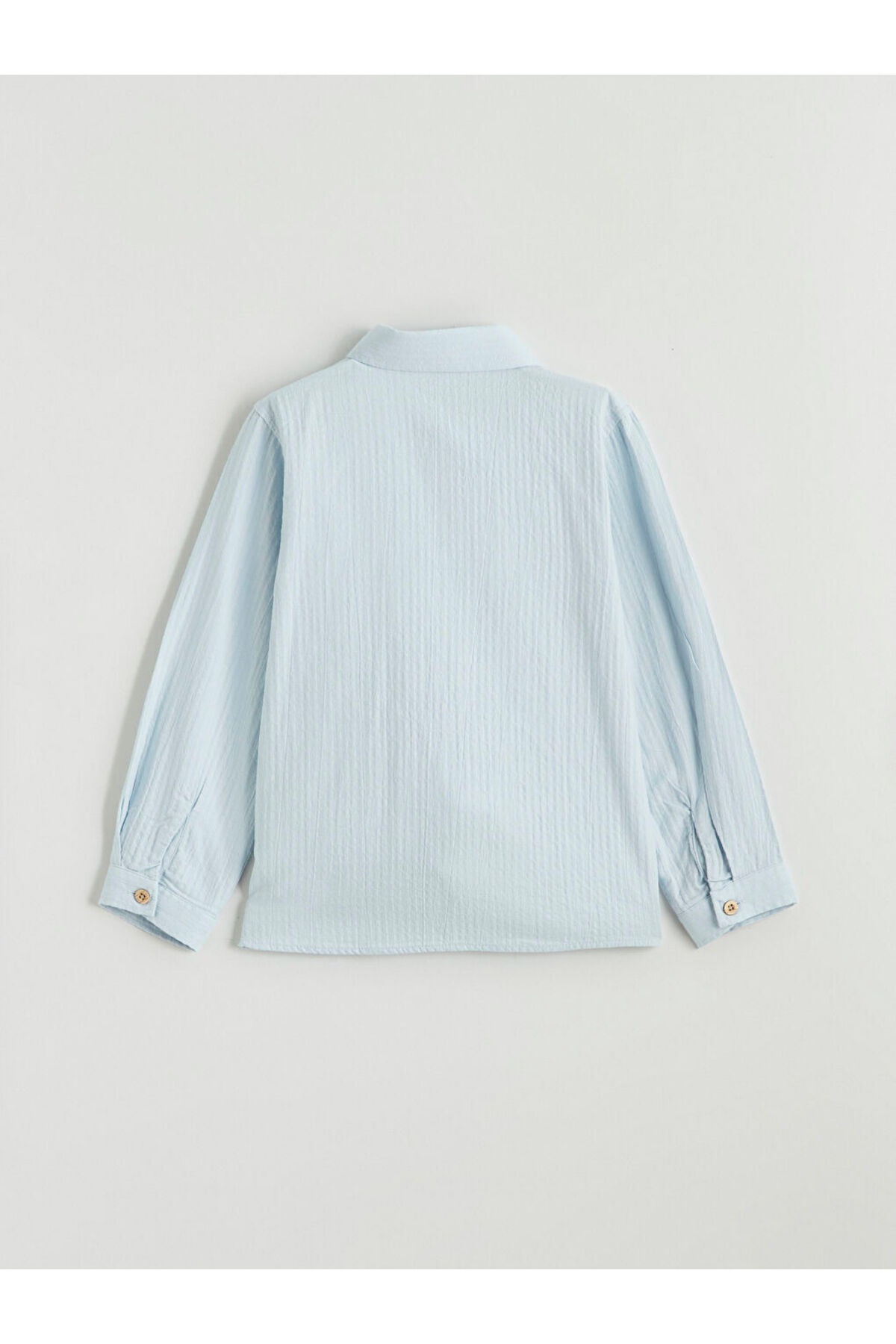 LC Waikiki Mavi Dokulu Erkek Çocuk Gömlek fotoğrafı 3 (önizleme)