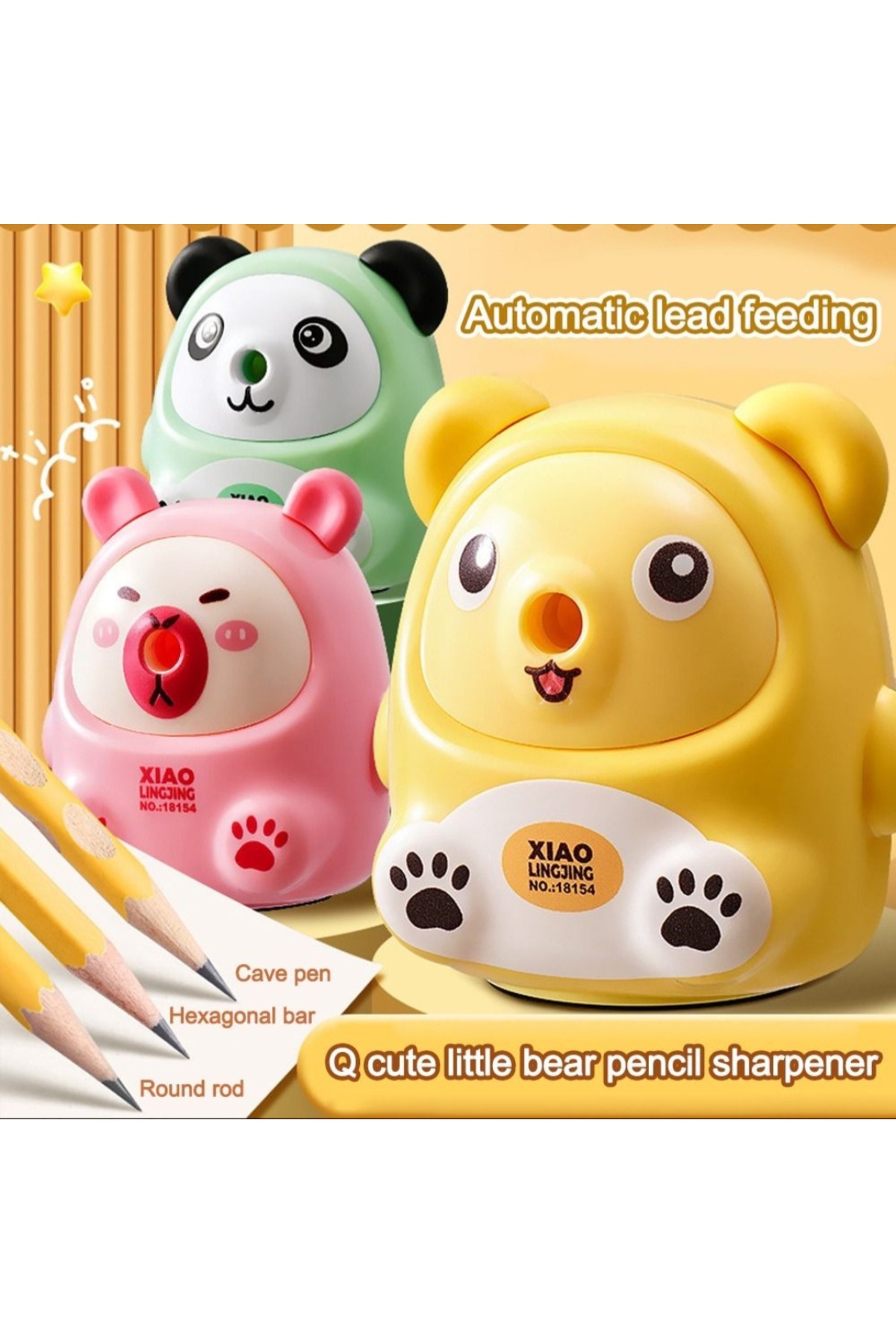 Digermak CAPYBARA SARI RENK KALEMTIRAŞ